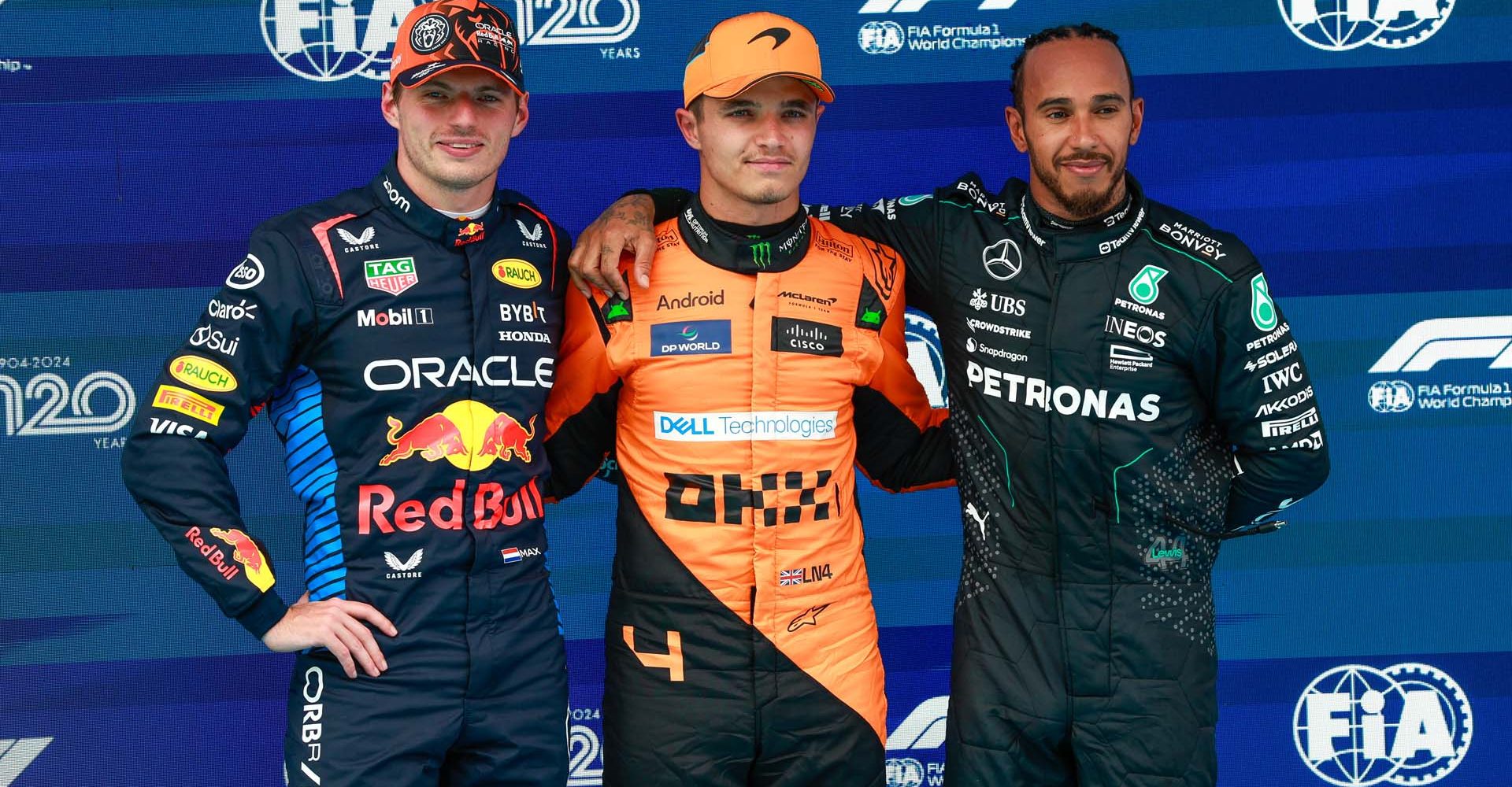 2024 Spanish Grand Prix, Saturday - Jiri Krenek Max Verstappen, Lando Norris, Lewis Hamilton