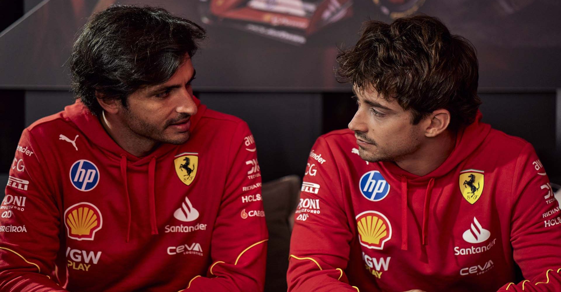 Carlos Sainz & Charles Leclerc