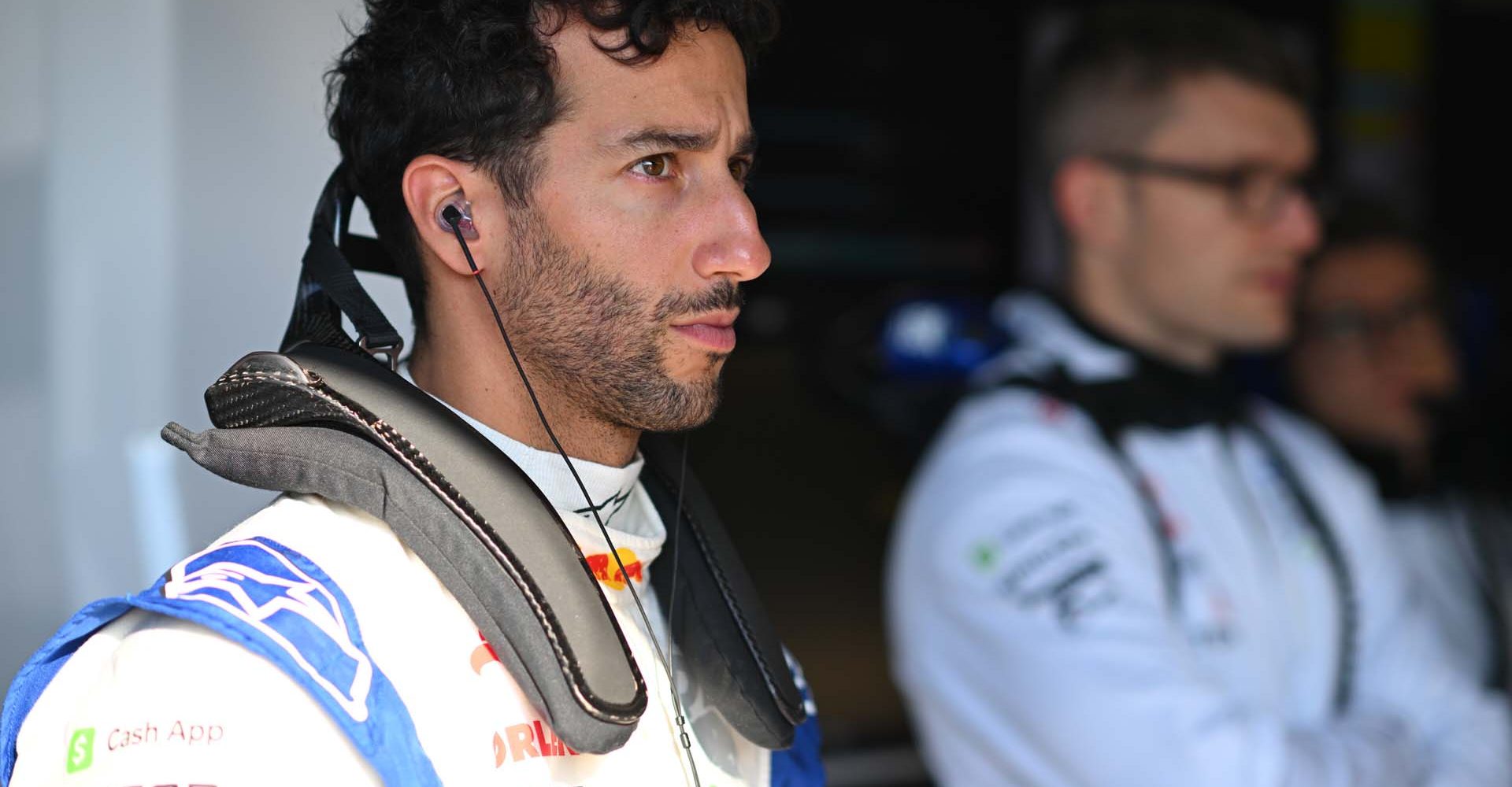 MISANO ADRIATICO, ITALY - FEBRUARY 12: Daniel Ricciardo of Australia and Visa Cash App RB prepares to drive during the Visa Cash App RB Filming Day at Misano World Circuit Marco Simoncelli on February 12, 2024 in Misano Adriatico, Italy. (Photo by Rudy Carezzevoli/Getty Images for Visa Cash App RB ) // Getty Images / Red Bull Content Pool // SI202402200598 // Usage for editorial use only //