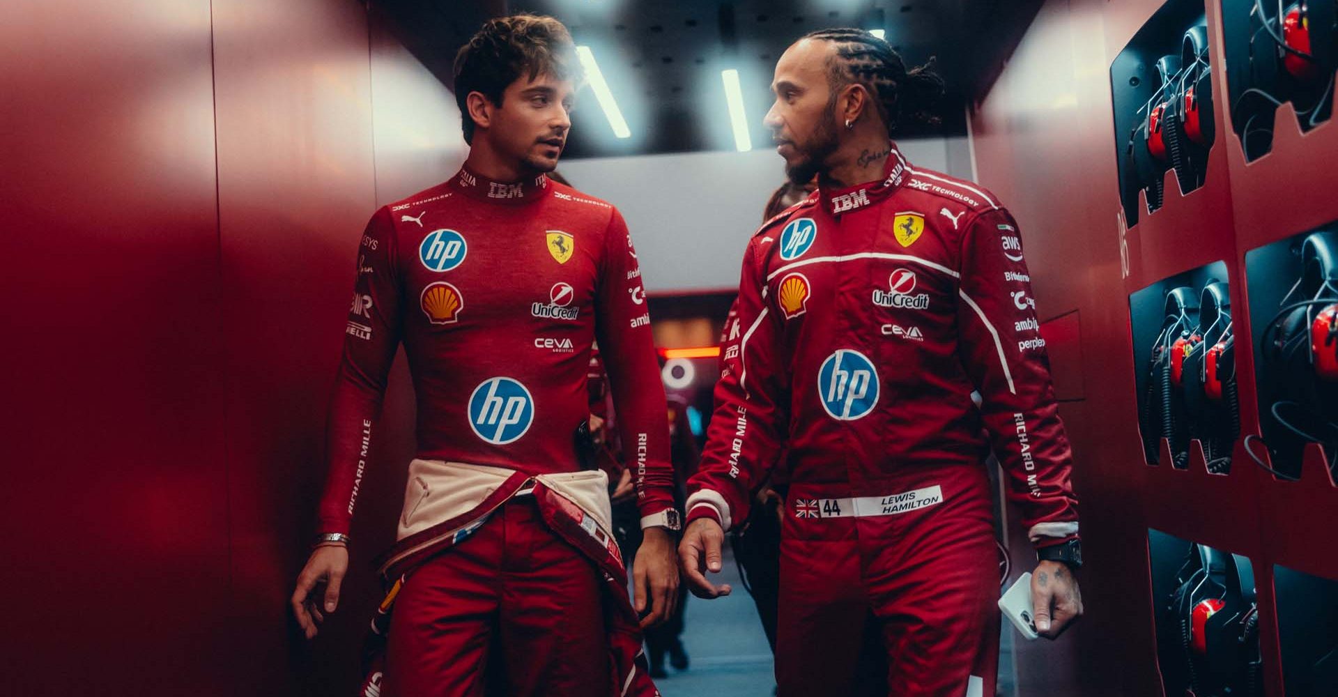 Charles Leclerc, Lewis Hamilton