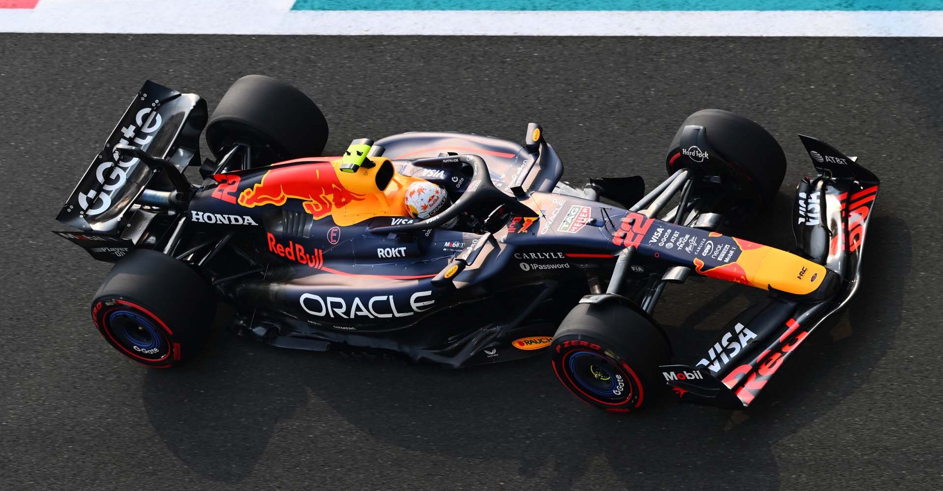 ABU DHABI, UNITED ARAB EMIRATES - DECEMBER 06: Yuki Tsunoda of Japan driving the (22) Oracle Red Bull Racing RB21 on track during final practice ahead of the F1 Grand Prix of Abu Dhabi at Yas Marina Circuit on December 06, 2025 in Abu Dhabi, United Arab Emirates. (Photo by Clive Mason/Getty Images) // Getty Images / Red Bull Content Pool // SI202512060169 // Usage for editorial use only //