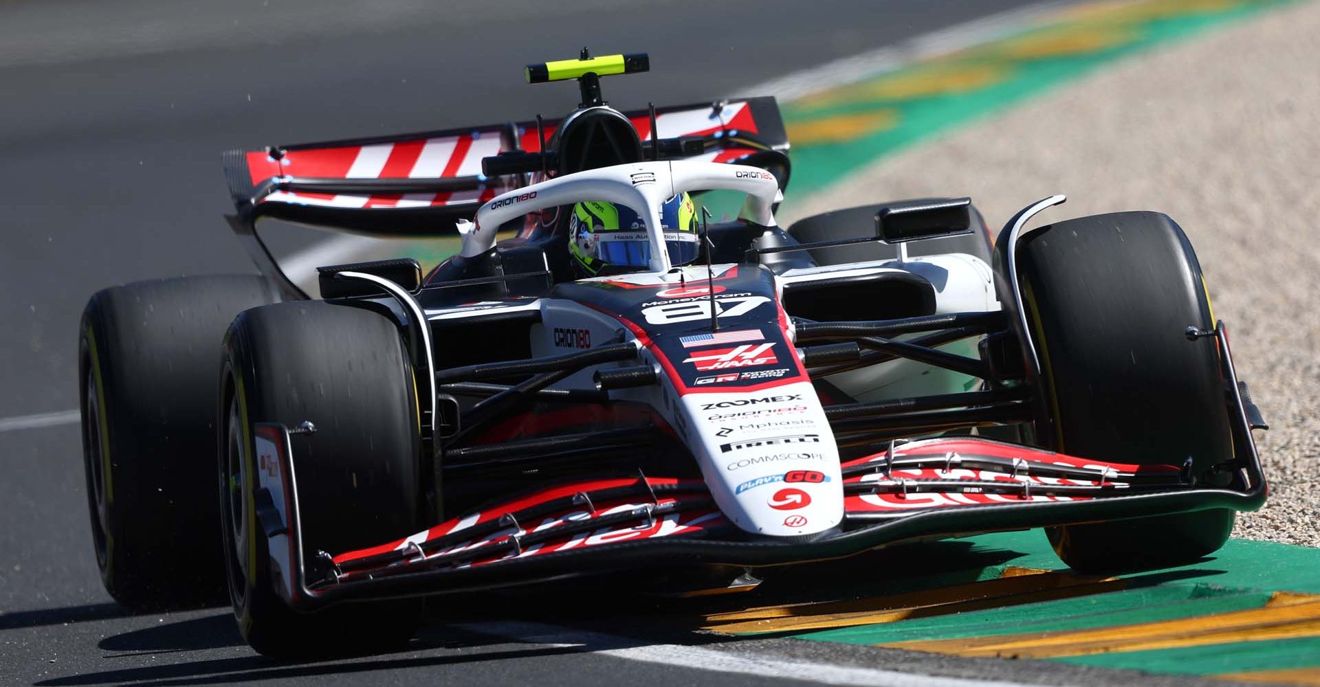 MELBOURNE, AUSTRALIA - MARCH 14: Oliver Bearman of Great Britain driving the (87) Haas F1 VF-25 Ferrari on track during practice ahead of the F1 Grand Prix of Australia at Albert Park Grand Prix Circuit on March 14, 2025 in Melbourne, Australia. (Photo by Andy Hone/LAT Images)