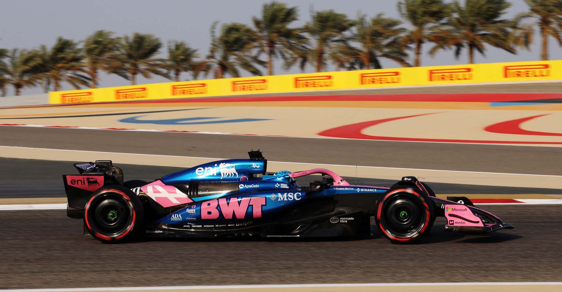 BAHRAIN, BAHRAIN - APRIL 12: Pierre Gasly of France driving the (10) Alpine F1 A525 Renault on track during final practice ahead of the F1 Grand Prix of Bahrain at Bahrain International Circuit on April 12, 2025 in Bahrain, Bahrain. (Photo by Steven Tee/LAT Images)