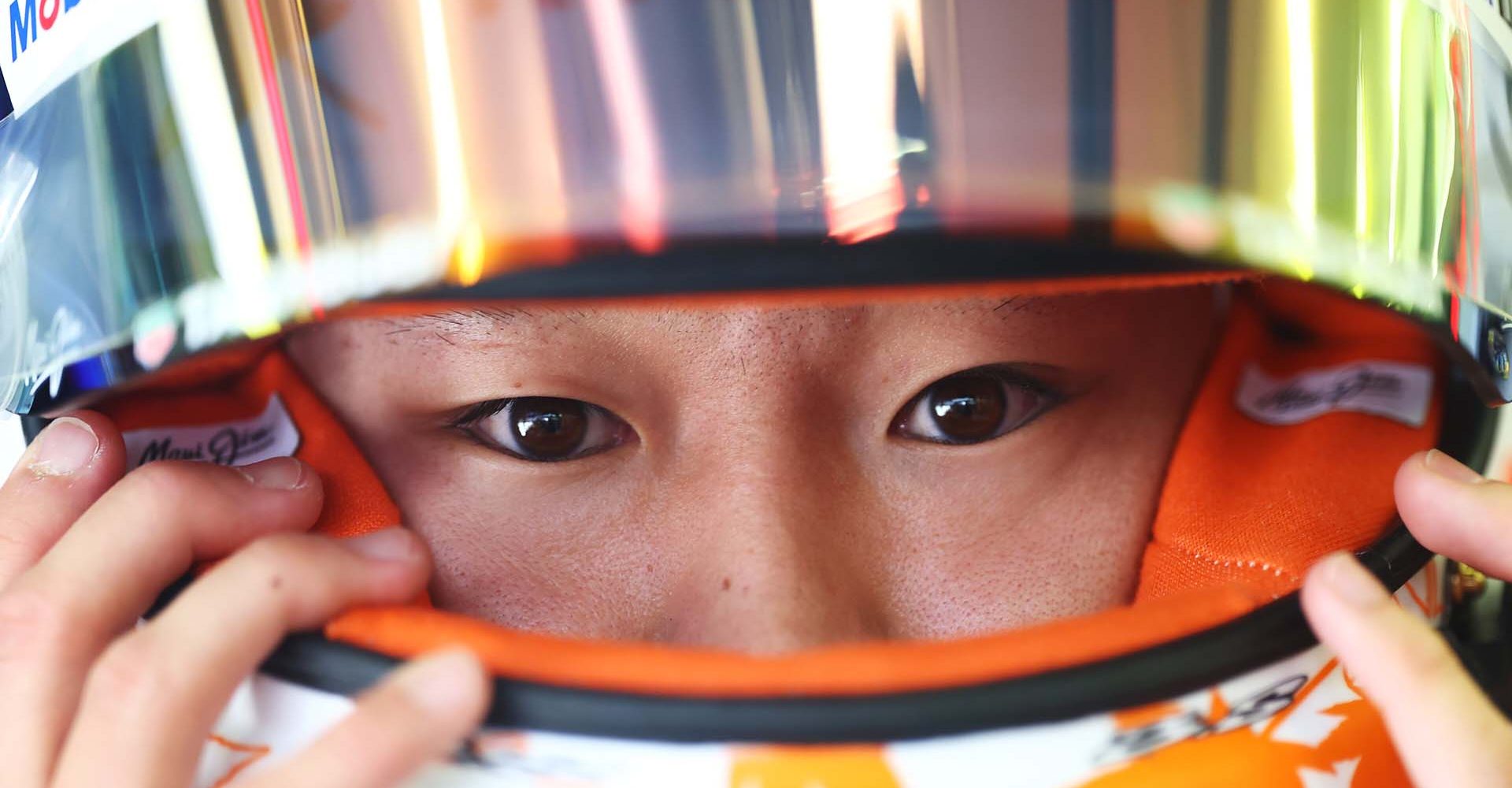 BAHRAIN, BAHRAIN - APRIL 12: Yuki Tsunoda of Japan and Oracle Red Bull Racing looks on in the garage during final practice ahead of the F1 Grand Prix of Bahrain at Bahrain International Circuit on April 12, 2025 in Bahrain, Bahrain. (Photo by Mark Thompson/Getty Images) // Getty Images / Red Bull Content Pool // SI202504120207 // Usage for editorial use only //