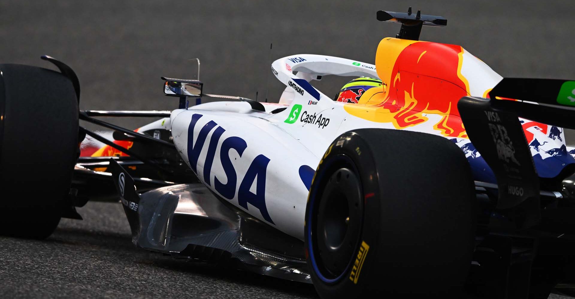 BAHRAIN, BAHRAIN - FEBRUARY 27: Isack Hadjar of France driving the (6) Visa Cash App Racing Bulls VCARB 02 on track during day two of F1 Testing at Bahrain International Circuit on February 27, 2025 in Bahrain, Bahrain. (Photo by Rudy Carezzevoli/Getty Images) // Getty Images / Red Bull Content Pool // SI202502270353 // Usage for editorial use only //