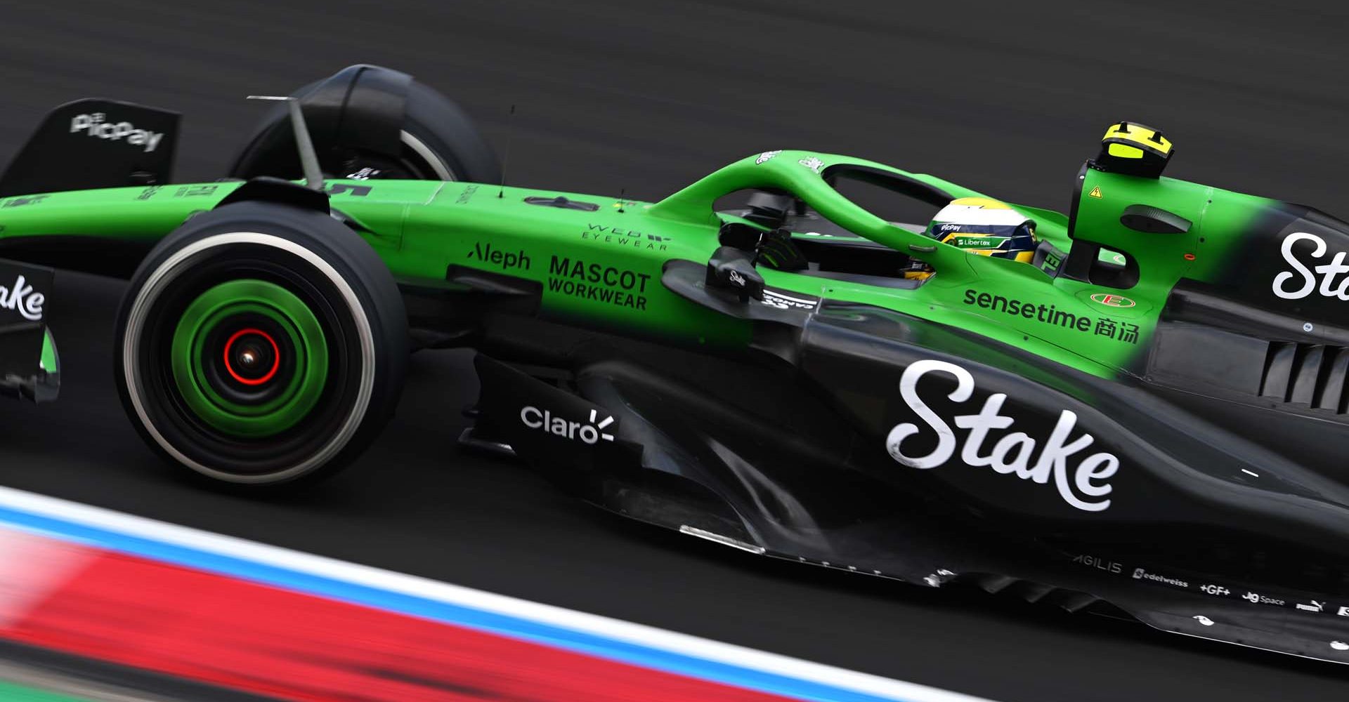 SHANGHAI, CHINA - MARCH 23: Gabriel Bortoleto of Brazil driving the (5) Kick Sauber C45 Ferrari on track during the F1 Grand Prix of China at Shanghai International Circuit on March 23, 2025 in Shanghai, China. (Photo by Clive Mason/Getty Images)