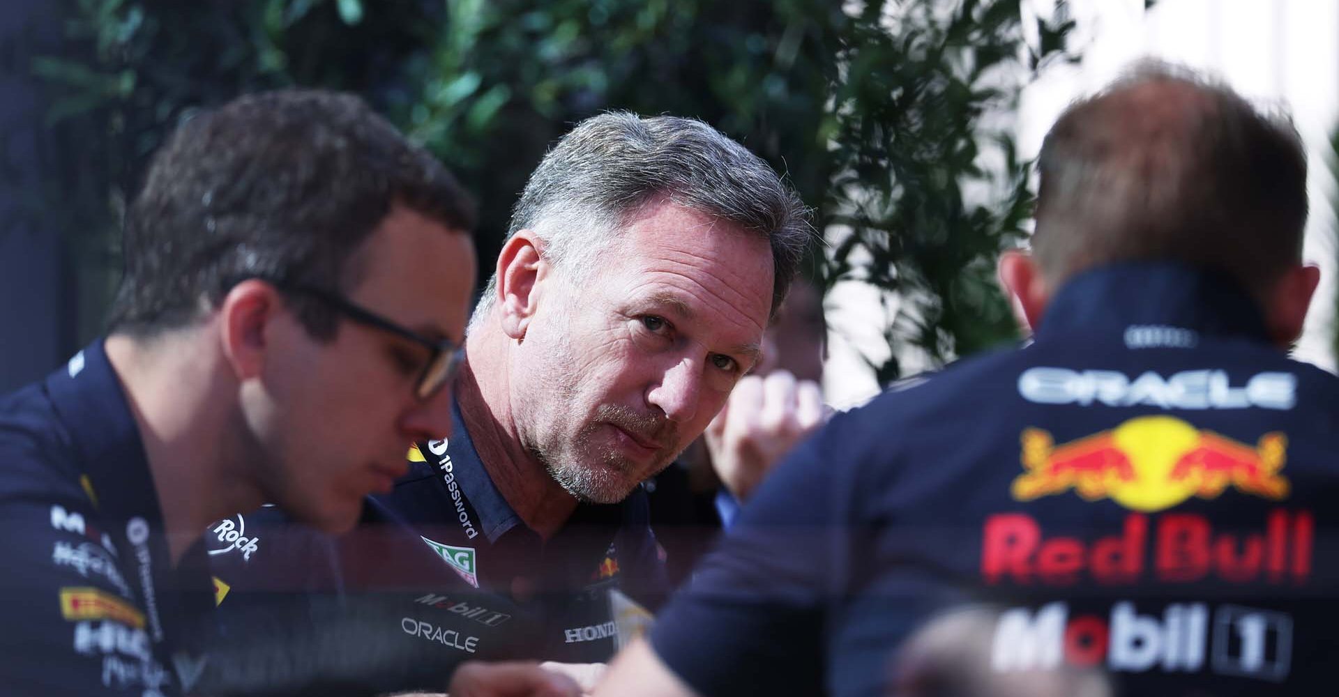 IMOLA, ITALY - MAY 17: Christian Horner, Team Principal of Oracle Red Bull Racing looks on in the Paddock prior to final practice ahead of the F1 Grand Prix of Emilia-Romagna at Autodromo Internazionale Enzo e Dino Ferrari on May 17, 2025 in Imola, Italy. (Photo by Ryan Pierse/Getty Images) // Getty Images / Red Bull Content Pool // SI202505170058 // Usage for editorial use only //