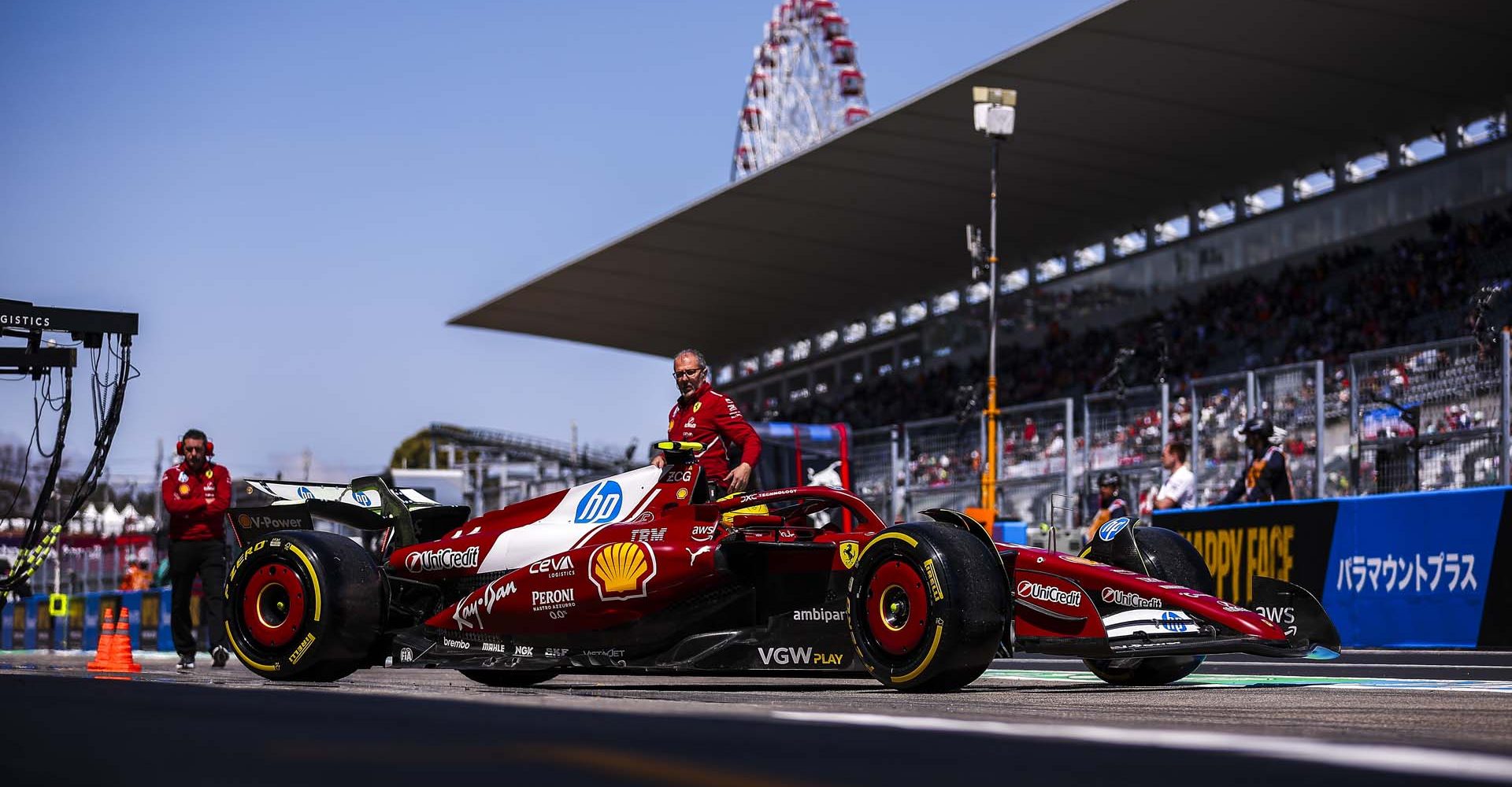 44 HAMILTON Lewis (gbr), Scuderia Ferrari SF-25, action during the Formula 1 Lenovo Japanese Grand Prix 2025, 3rd round of the 2025 FIA Formula One World Championship from April 4 to 6, 2025 on the Suzuka Circuit, in Suzuka, Japan - Photo Eric Alonso / DPPI