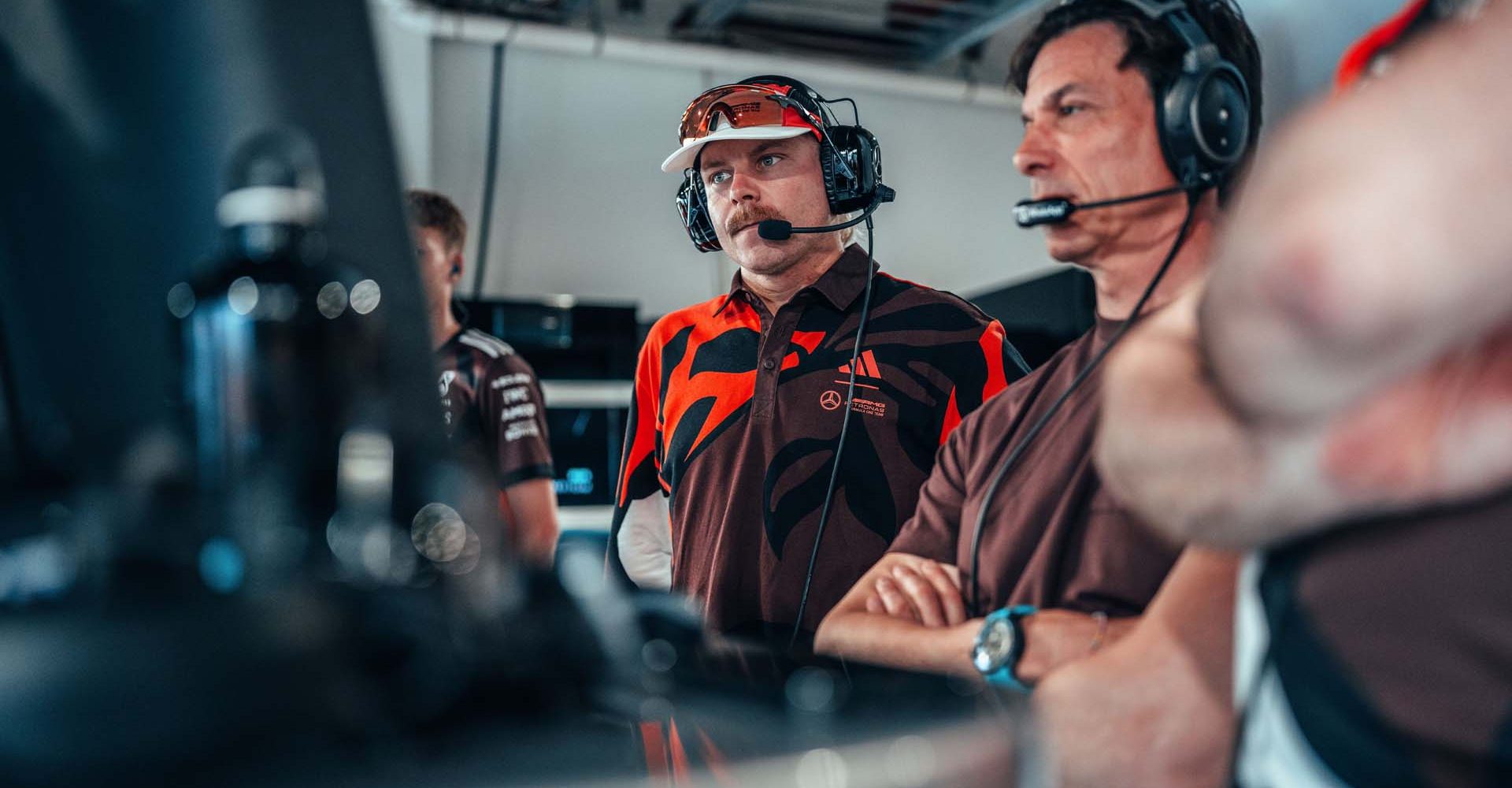 2025 Miami Grand Prix, Friday - Richard Pardon Valtteri Bottas Toto Wolff