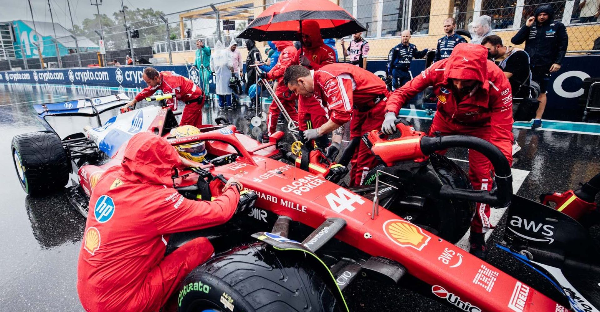 during the F1 Miami Grand Prix on Saturday, May 3, 2025 in Miami Gardens, Fla. (Gabe L'Heureux/F1 Miami GP)