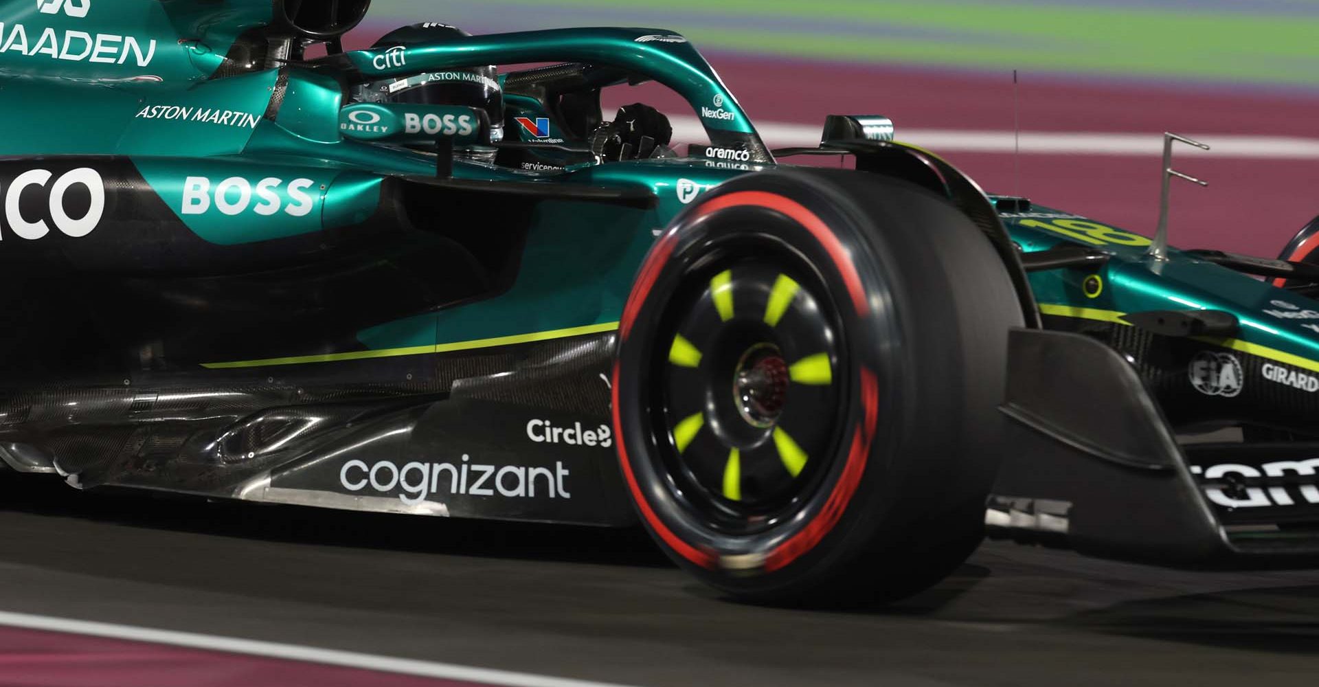 LUSAIL CITY, QATAR - NOVEMBER 28: Lance Stroll of Canada driving the (18) Aston Martin F1 Team AMR25 Mercedes on track during practice ahead of the F1 Grand Prix of Qatar at Lusail International Circuit on November 28, 2025 in Lusail City, Qatar. (Photo by Steven Tee/LAT Images)
2248878543
Colour Image, Horizontal, sport, motorsport, formula one racing