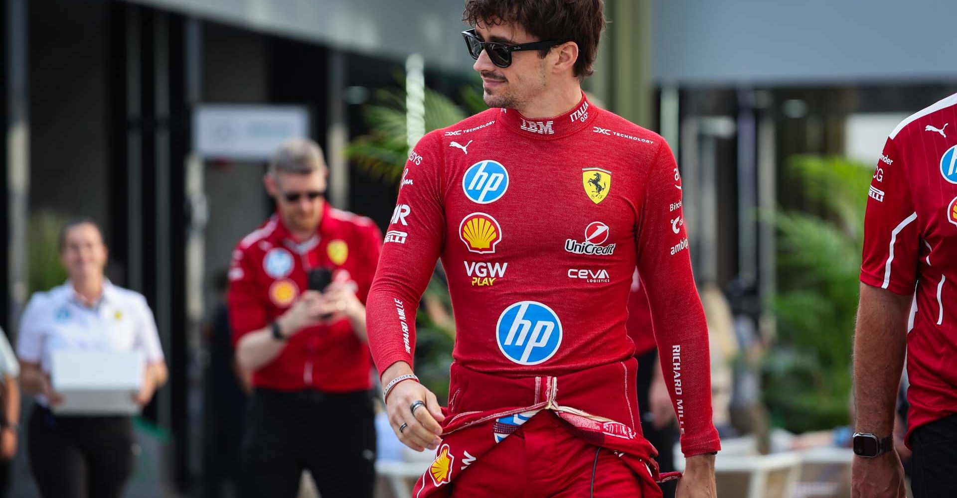 LECLERC Charles (mco), Scuderia Ferrari SF-25, portrait during the Formula 1 STC Saudi Arabian Grand Prix 2025, 5th round of the 2025 FIA Formula One World Championship from April 18 to 20, 2025 on the Jeddah Corniche Circuit, in Jeddah, Saudi Arabia - Photo Antonin Vincent / DPPI