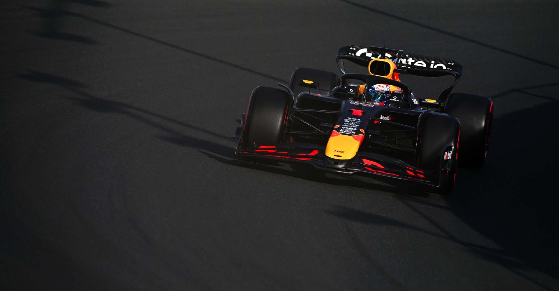 JEDDAH, SAUDI ARABIA - APRIL 19: Max Verstappen of the Netherlands driving the (1) Oracle Red Bull Racing RB21 on track during final practice ahead of the F1 Grand Prix of Saudi Arabia at Jeddah Corniche Circuit on April 19, 2025 in Jeddah, Saudi Arabia. (Photo by Rudy Carezzevoli/Getty Images) // Getty Images / Red Bull Content Pool // SI202504190327 // Usage for editorial use only //