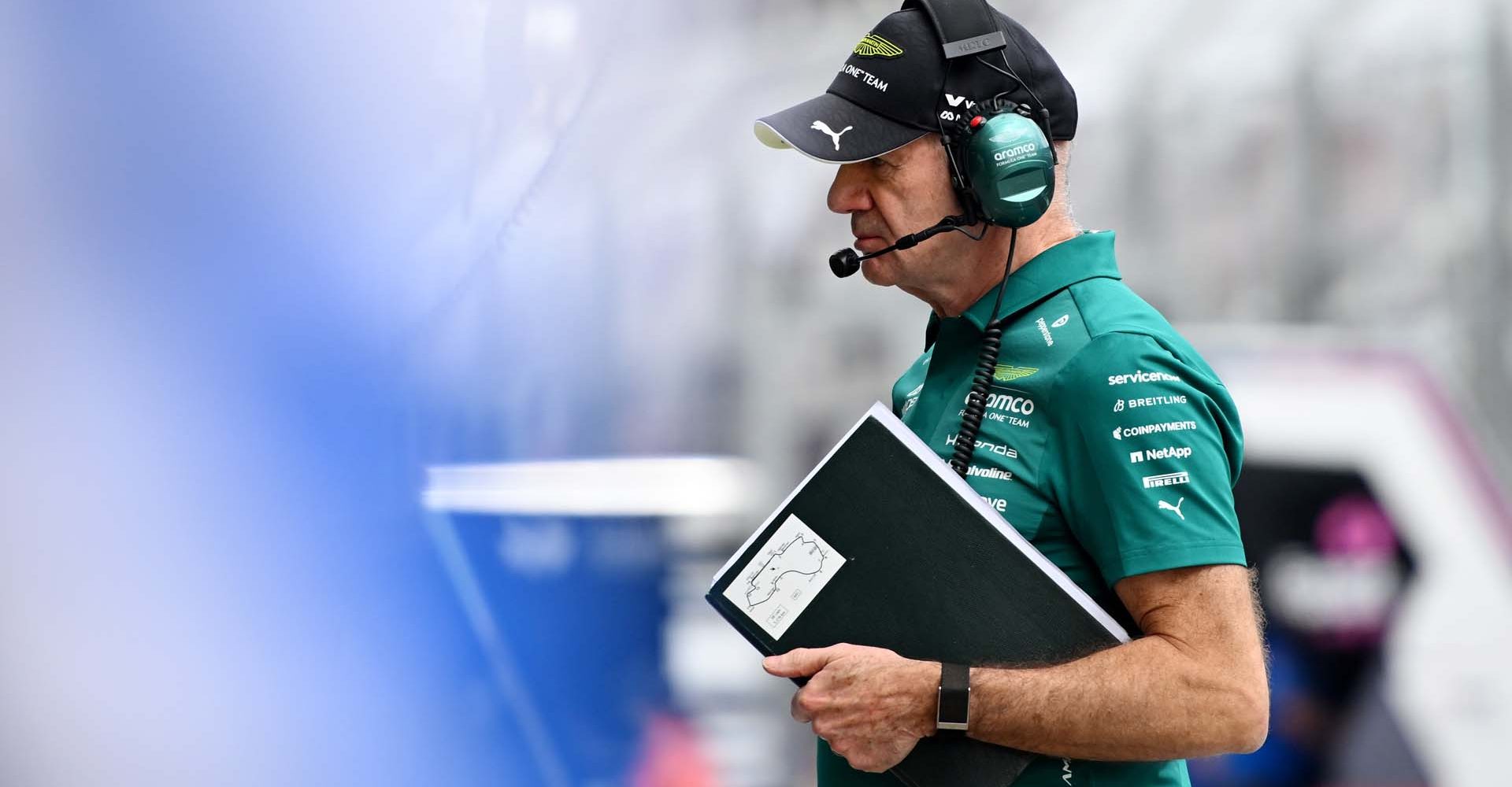 MELBOURNE, AUSTRALIA - MARCH 07: Adrian Newey, Team Principal of Aston Martin F1 Team looks on during qualifying ahead of the F1 Grand Prix of Australia at Albert Park Grand Prix Circuit on March 07, 2026 in Melbourne, Australia. (Photo by Rudy Carezzevoli/Getty Images)2265202080Colour Image, Horizontal, sport, motorsport, formula one racing, bestof, topix