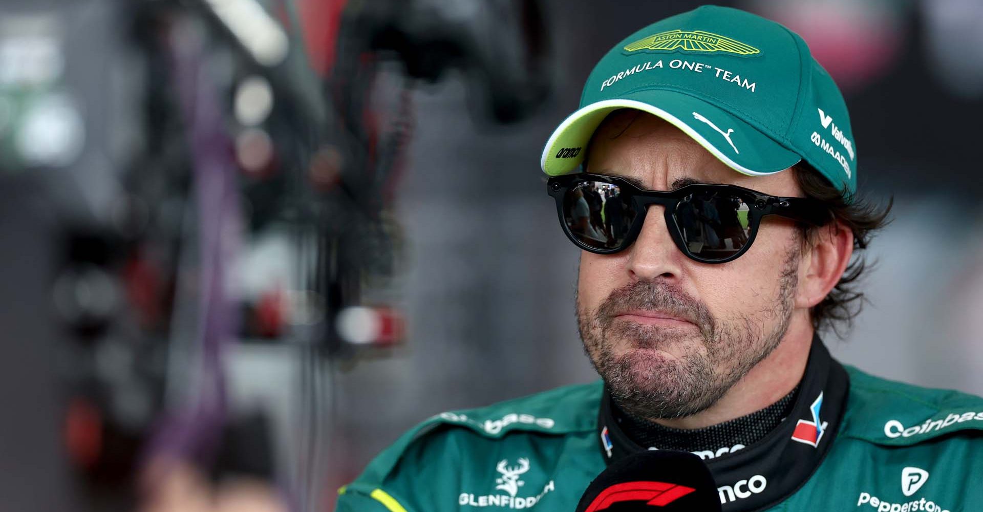 MELBOURNE, AUSTRALIA - MARCH 07: Seventeenth placed qualifier Fernando Alonso of Spain and Aston Martin F1 Team is interviewed during qualifying ahead of the F1 Grand Prix of Australia at Albert Park Grand Prix Circuit on March 07, 2026 in Melbourne, Australia. (Photo by Peter Fox/Getty Images)
2265210212
Colour Image, Horizontal, sport, motorsport, formula one racing