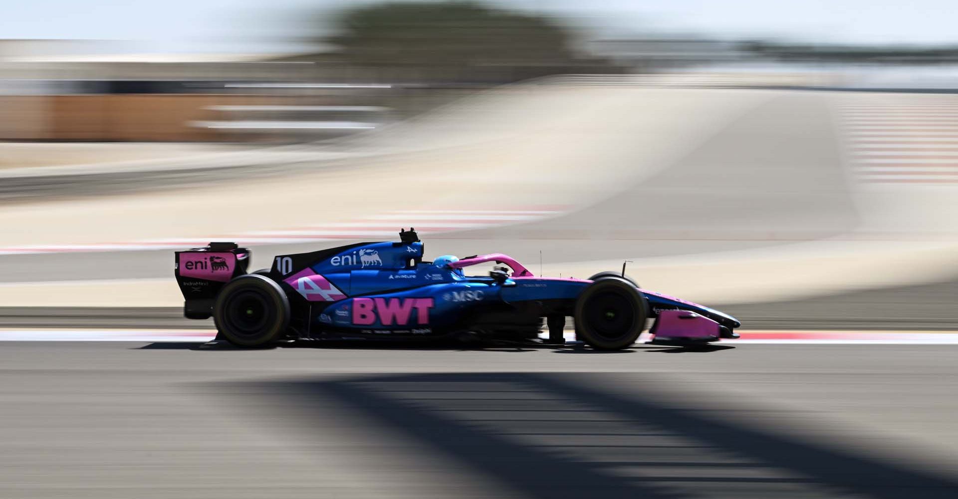 BAHRAIN, BAHRAIN - FEBRUARY 18: Pierre Gasly of France driving the (10) Alpine F1 A526 Mercedes on track during day one of F1 Testing at Bahrain International Circuit on February 18, 2026 in Bahrain, Bahrain. (Photo by Rudy Carezzevoli/Getty Images)