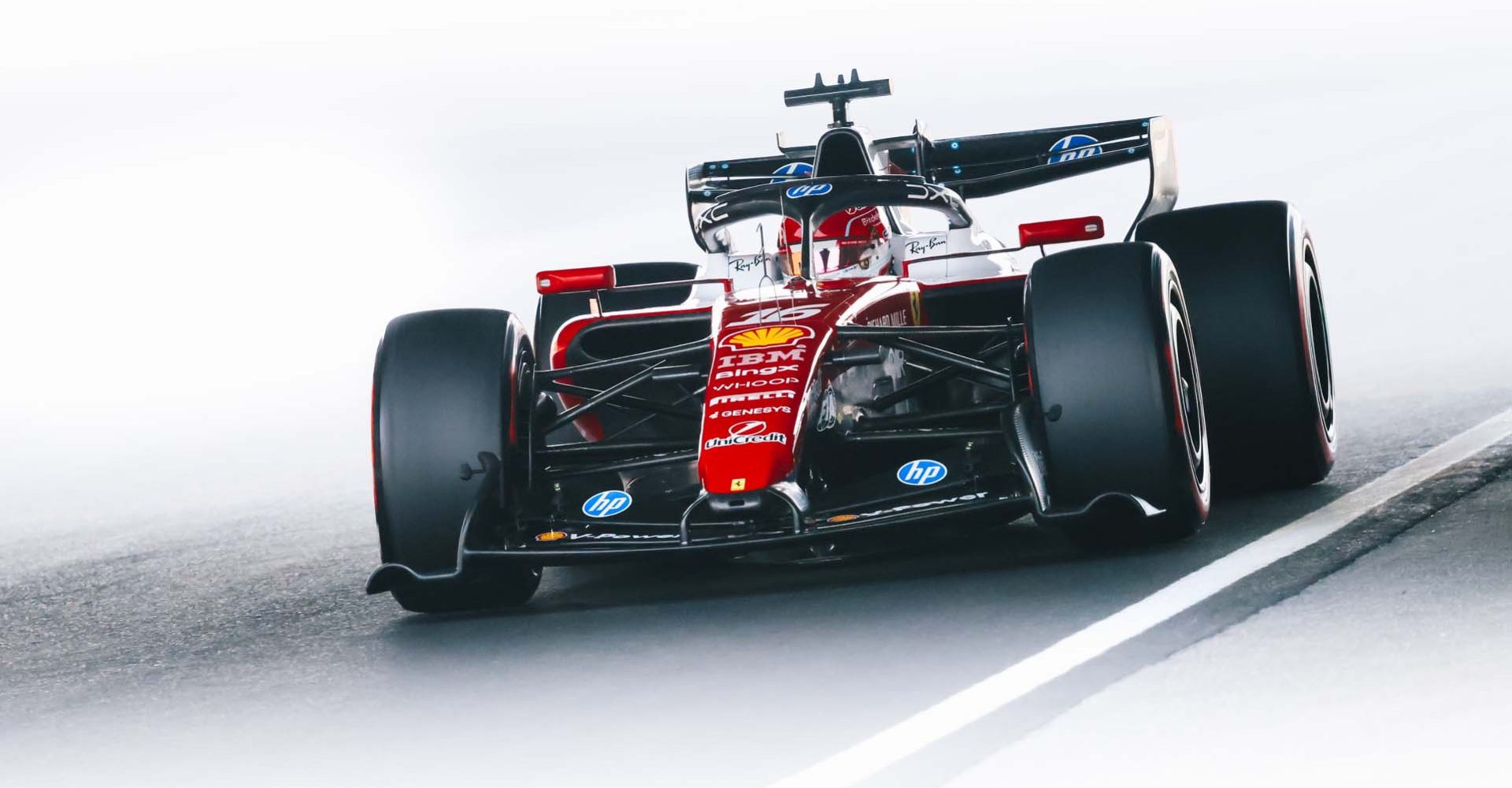 16 LECLERC Charles (mco), Scuderia Ferrari SF-26, action during the Formula 1 Japanese Grand Prix 2026, 3rd round of the 2026 Formula One World Championship from March 27 to 29, 2026 on the Suzuka Circuit, in Suzuka, Japan - Photo Antonin Vincent / DPPI