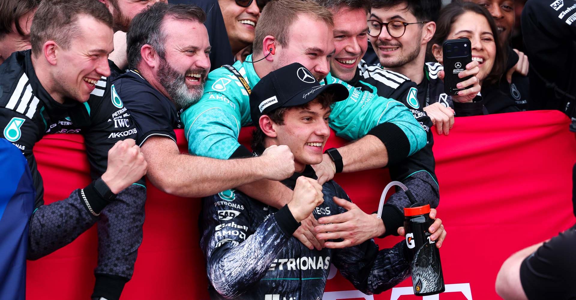 Japanese Grand Prix, Sunday, Jiri Krenek KIMI ANTONELLI Andrea (ita), Mercedes AMG F1 Team W16, portrait,podium,  during the Formula 1 Aramco Japanese Grand Prix 2026, 3nd round of the 2026 Formula One World Championship from March 26 to 29, 2026 on the Suzuka circuit, in Suzuka, Japan - Photo Jiri Krenek / ACTIVEPICTURES