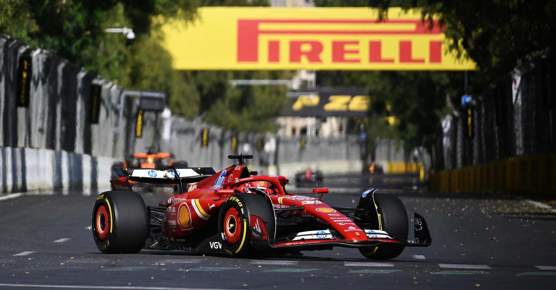 Charles Leclerc, Ferrari SF-24 during the Azerbaijan GP at Baku City Circuit