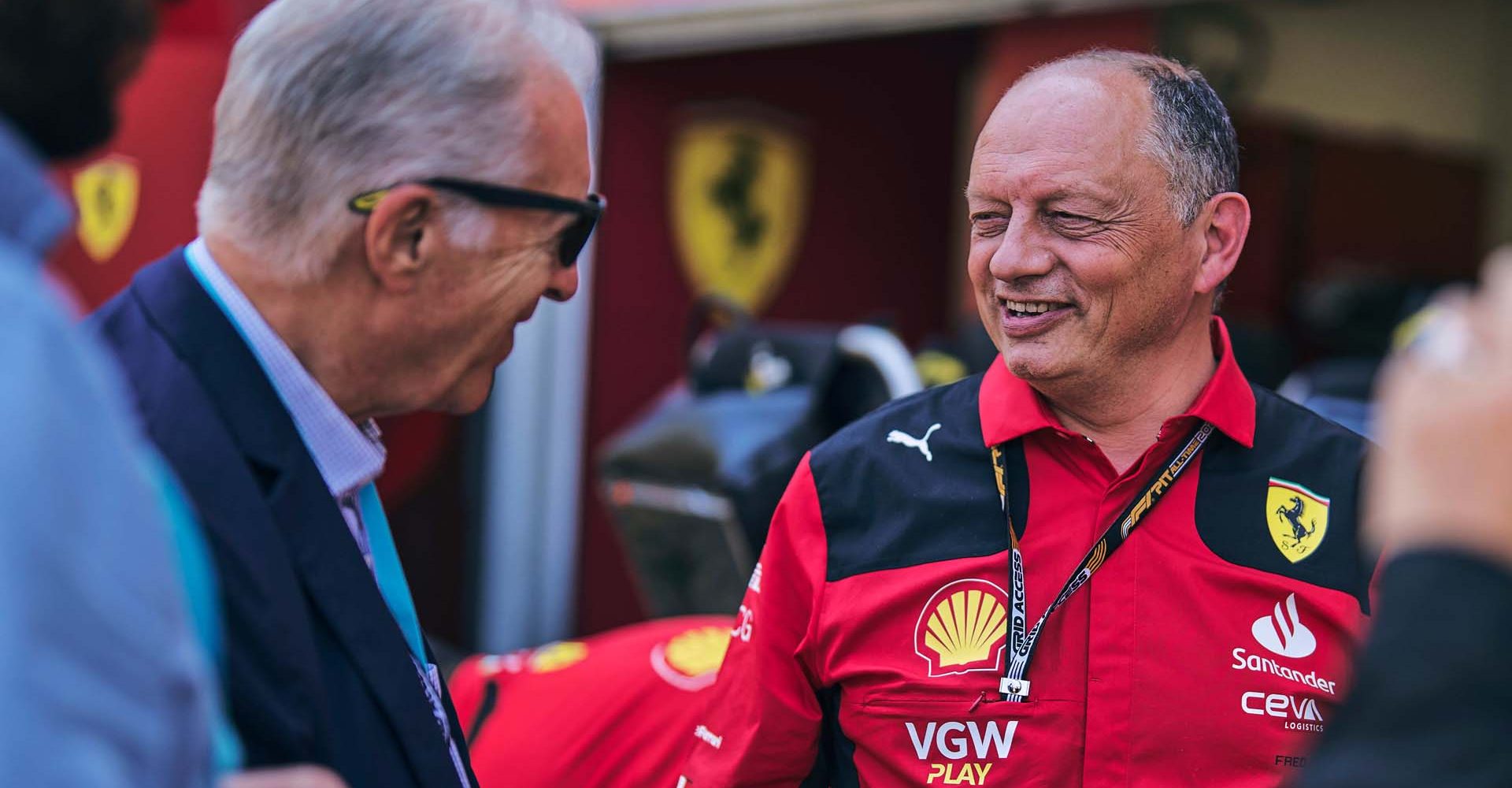 Piero Ferrari, Fred Vasseur