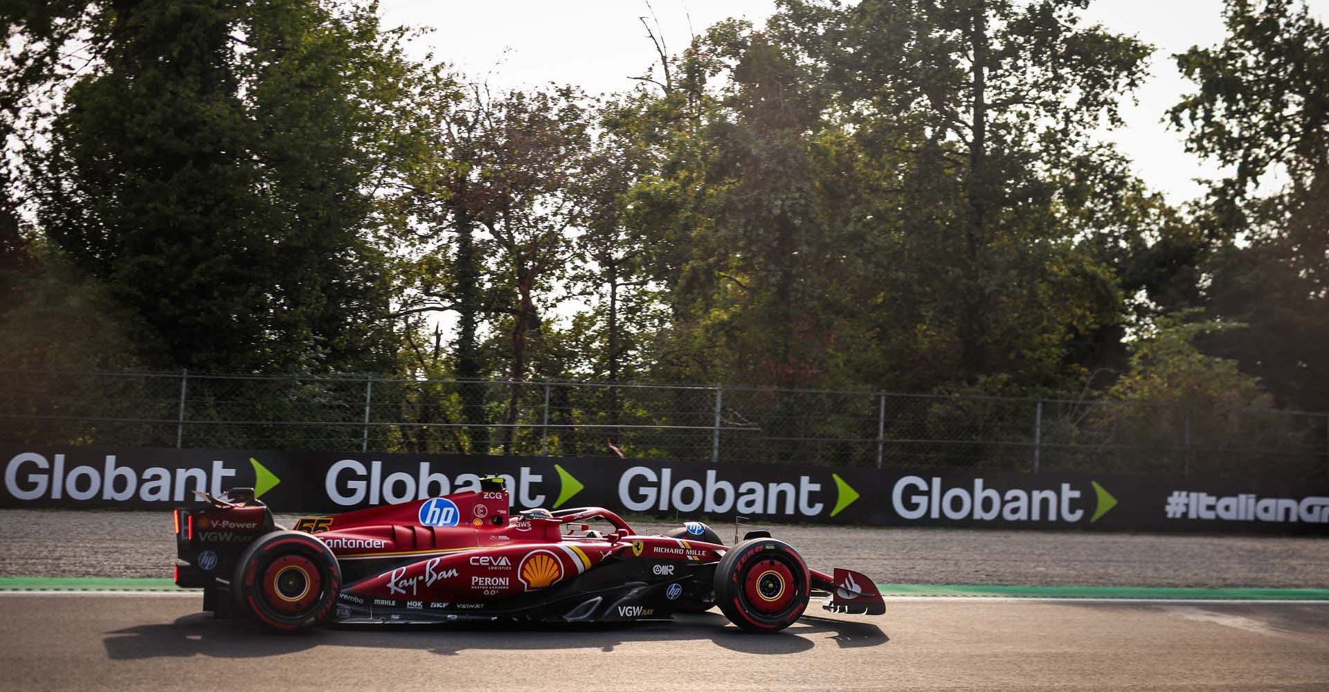 55 during the Formula 1 Pirelli Gran Premio d’Italia 2024, Italian Grand Prix 2024, 16th round of the 2024 Formula One World Championship from August 30 to September 1, 2024 on the Autodromo Nazionale Monza, in Monza, Italy - Photo Florent Gooden / DPPI