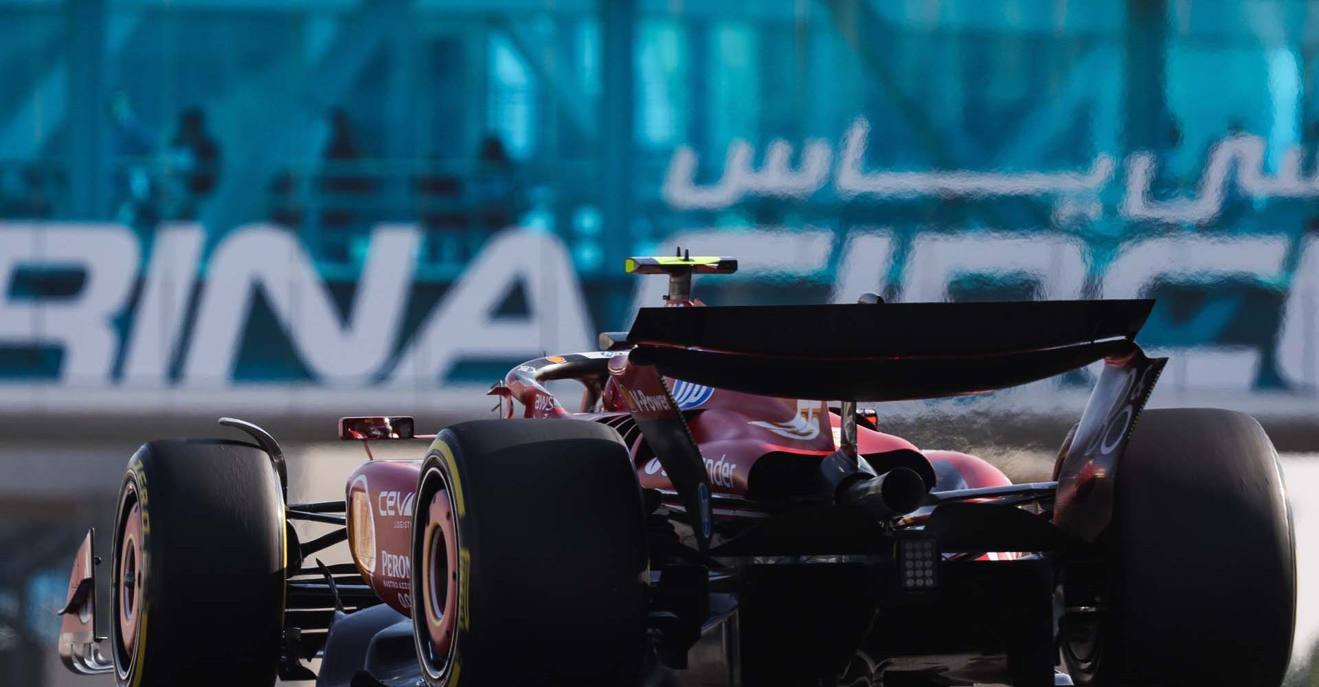 55 SAINZ Carlos (spa), Scuderia Ferrari SF-24, action during the Formula 1 Etihad Airways Abu Dhabi Grand Prix 2024, 24th round of the 2024 Formula One World Championship from December 6 to 8, 2024 on the Yas Marina Circuit, in Abu Dhabi, United Arab Emirates - Photo Antonin Vincent / DPPI