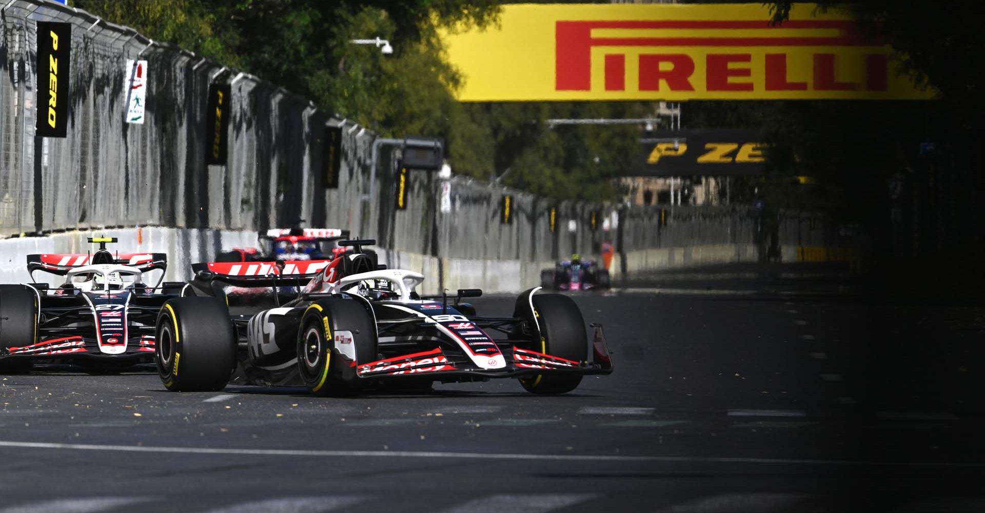 Oliver Bearman, Haas VF-24 during the Azerbaijan GP at Baku City Circuit