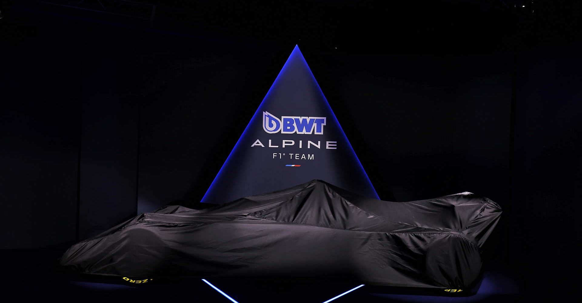 BWT Alpine F1 Team A522 launch Paris covered