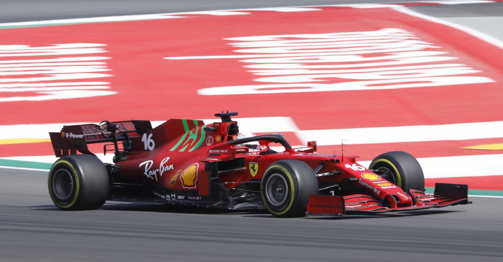 Formula 1 Aramco Gran Premio de España 2021 Charles Leclerc Ferrari