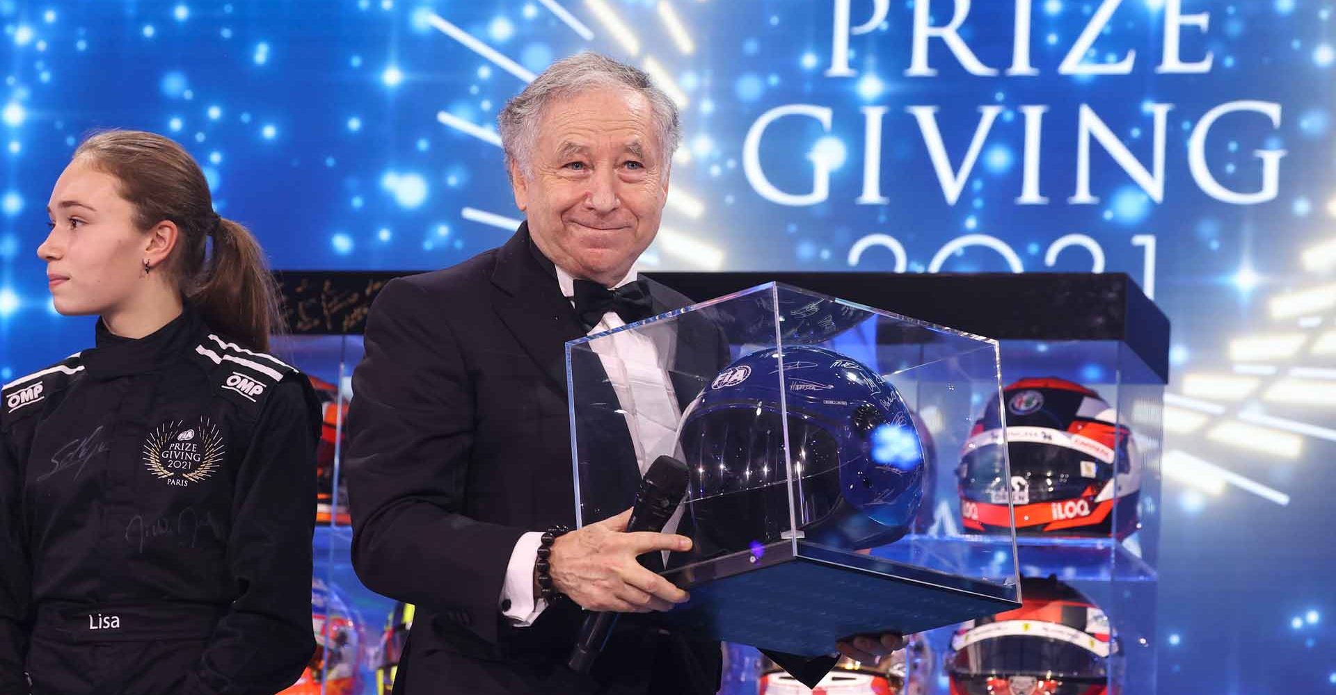 Todt Jean (fra), President of the FIA, portrait during the 2021 FIA Prize Giving Ceremony, at the Carrousel du Louvre, on December 16 in Paris, France - Photo Germain Hazard / DPPI