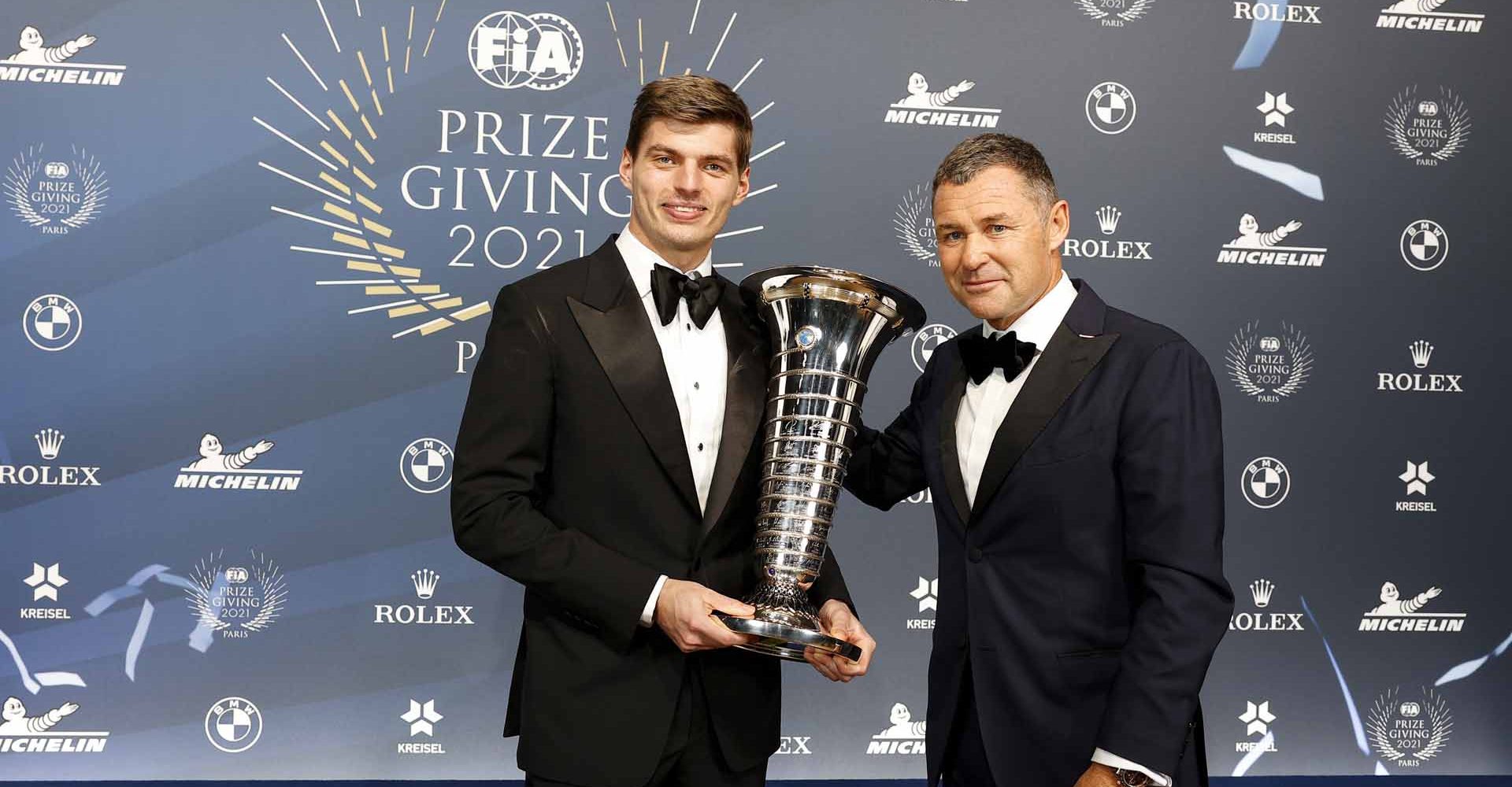 Verstappen Max (nld), Winner of the FIA Formula One World Championship for Drivers, portrait during the 2021 FIA Prize Giving Ceremony, at the Carrousel du Louvre, on December 16 in Paris, France - Photo Frédéric Le Floch / DPPI