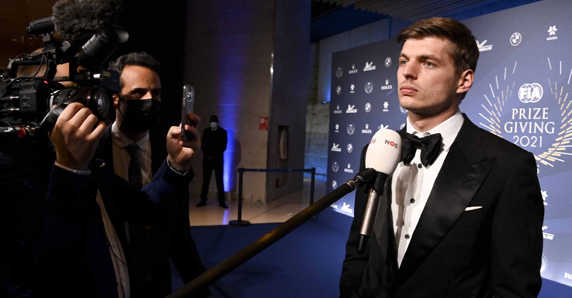 Verstappen Max (nld), Winner of the FIA Formula One World Championship for Drivers, portrait during the 2021 FIA Prize Giving Ceremony, at the Carrousel du Louvre, on December 16 in Paris, France - Photo Federico Pestellini / DPPI