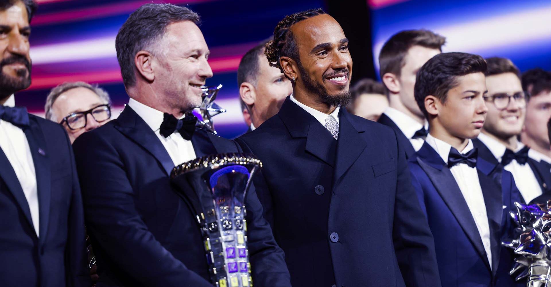 HAMILTON Lewis, FIA Formula One World Championship - 3rd Place, portrait during the 2023 FIA Prize Giving Ceremony in Baky on December 8, 2023 at Baku Convention Center in Baku, Azerbaijan - Photo Julien Delfosse / DPPI