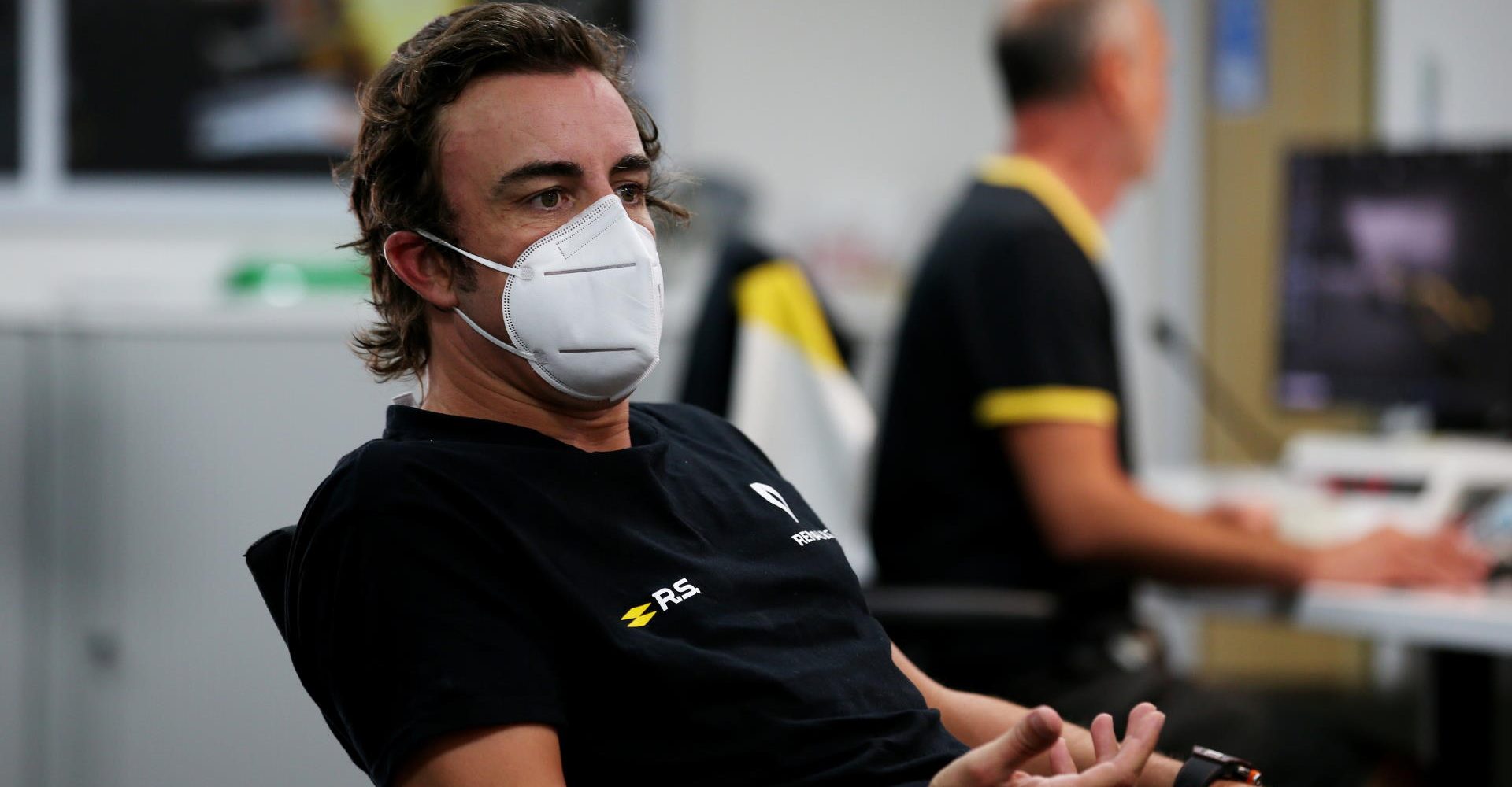 Fernando Alonso, Renault factory visit, Enstone, 2020 September