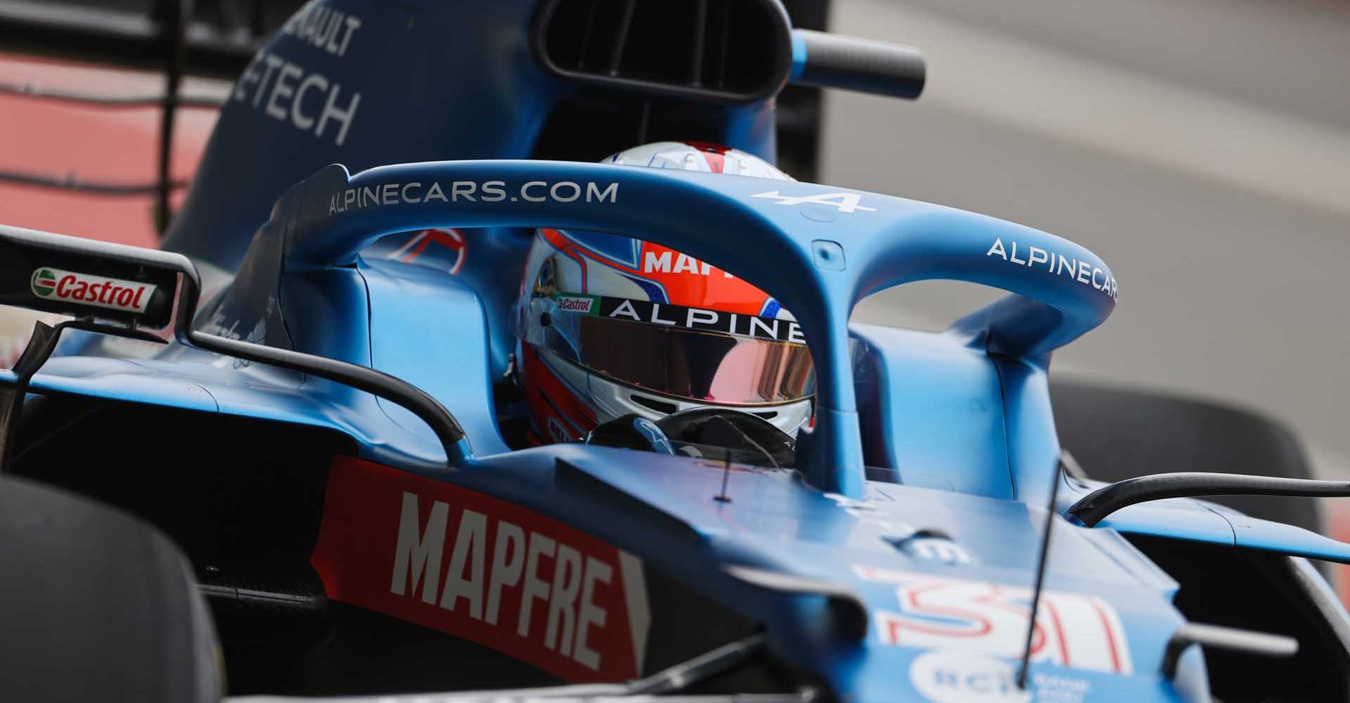 Esteban Ocon (FRA) Alpine F1 Team A521.
Alpine F1 Team Filming Day, Wednesday 3rd March 2021.