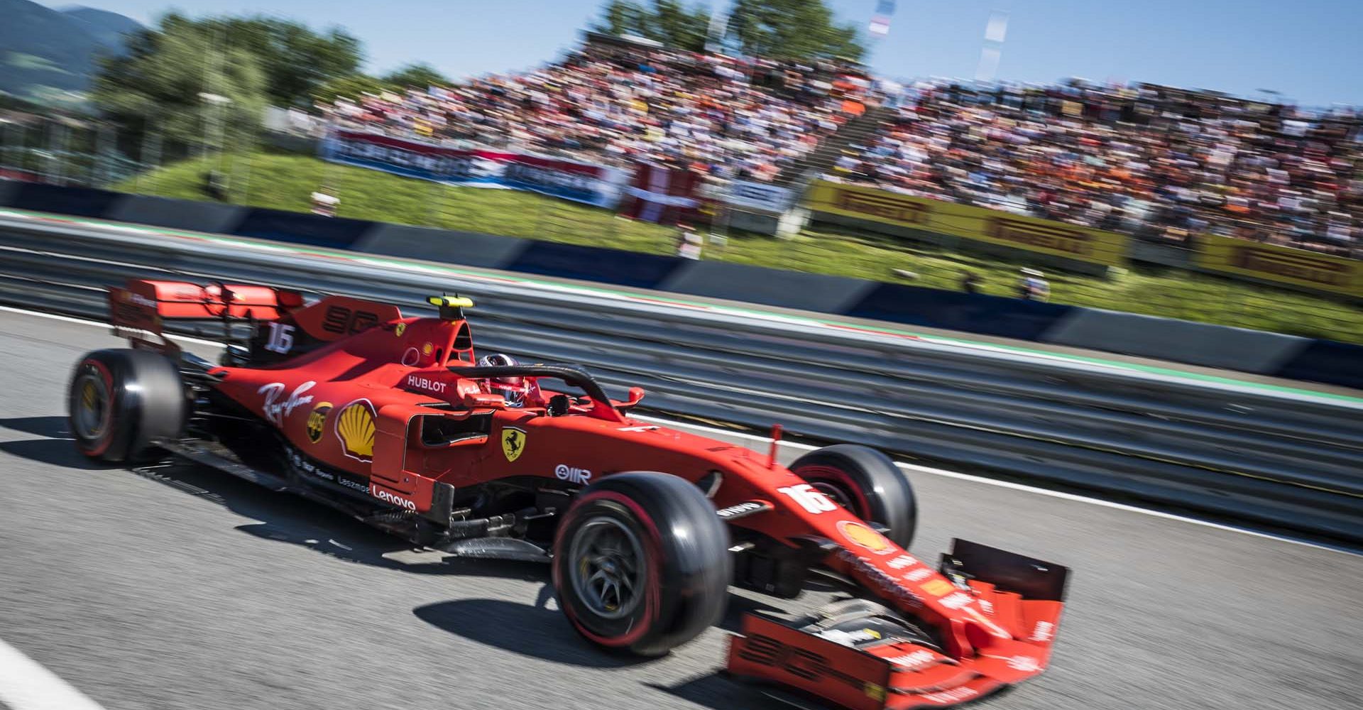 Charles Leclerc races at the FIA Formula One World Championship 2019 in Spielberg, Austria on June 29, 2019 // Philip Platzer/Red Bull Content Pool // AP-1ZSYE1RKS1W11 // Usage for editorial use only // Please go to www.redbullcontentpool.com for further information. //