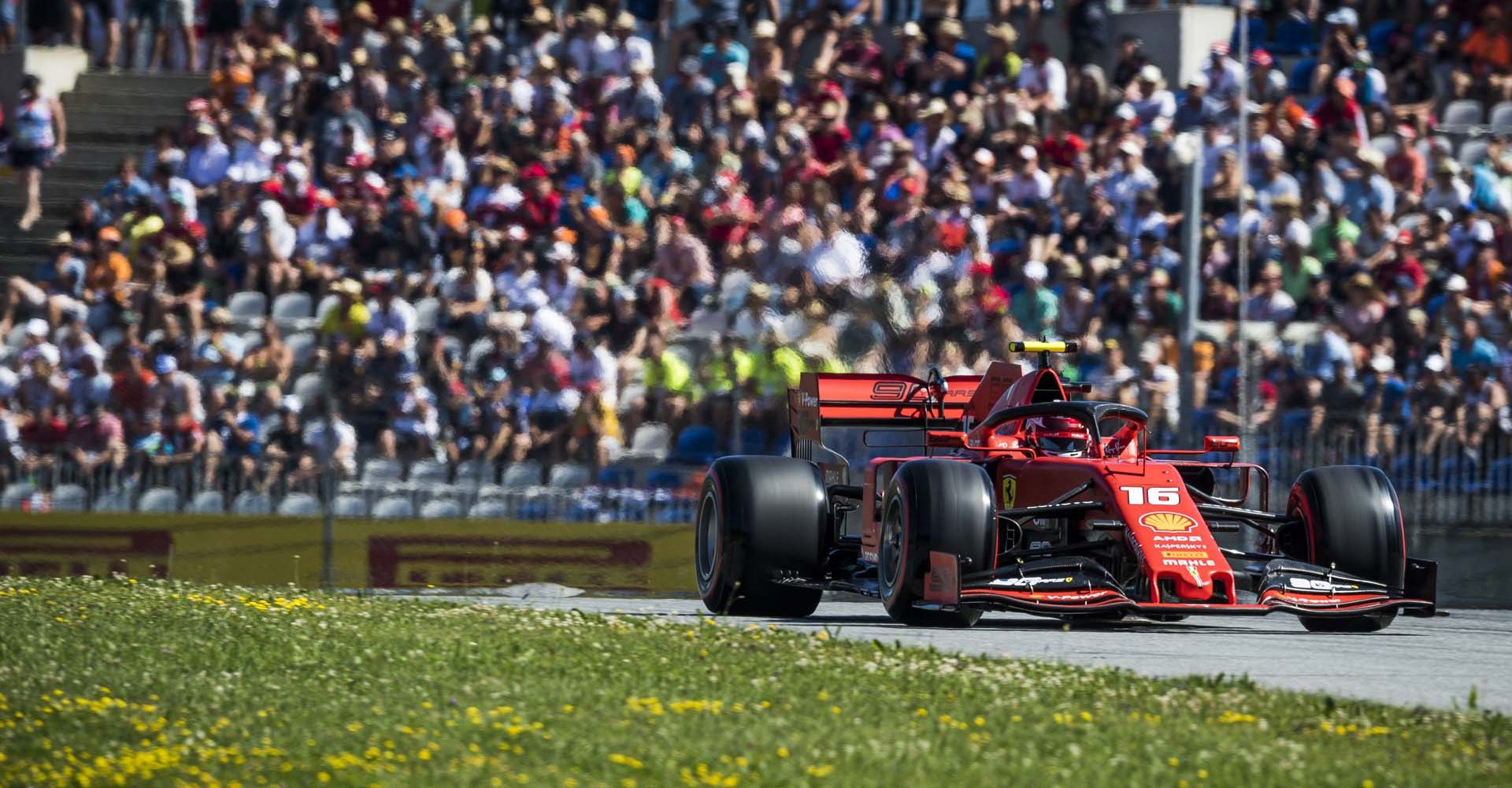 Charles Leclerc races at the FIA Formula One World Championship 2019 in Spielberg, Austria on June 29, 2019 // Philip Platzer/Red Bull Content Pool // AP-1ZSYE2ZQ51W11 // Usage for editorial use only // Please go to www.redbullcontentpool.com for further information. //