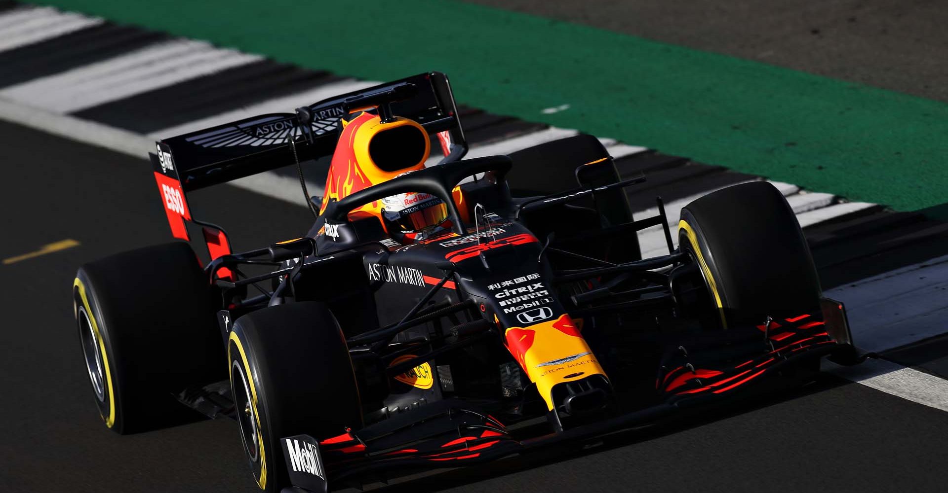 NORTHAMPTON, ENGLAND - FEBRUARY 12: Max Verstappen of the Netherlands driving the (33) Aston Martin Red Bull Racing RB16 during the Red Bull Racing RB16 launch at Silverstone Circuit on February 12, 2020 in Northampton, England. (Photo by Mark Thompson/Getty Images) // Getty Images / Red Bull Content Pool  // AP-233BNZ7CS2111 // Usage for editorial use only //