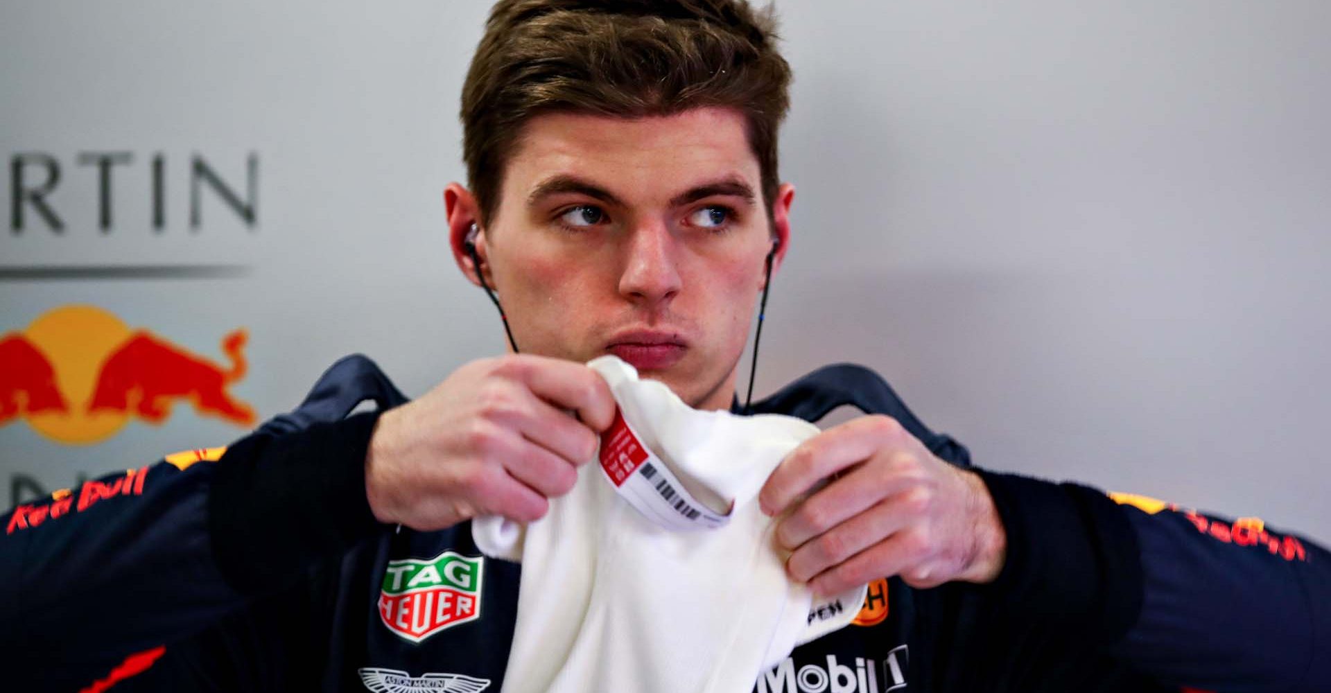 NORTHAMPTON, ENGLAND - FEBRUARY 12: Max Verstappen of Netherlands and Red Bull Racing prepares to drive during the Red Bull Racing RB16 launch at Silverstone Circuit on February 12, 2020 in Northampton, England. (Photo by Mark Thompson/Getty Images) // Getty Images / Red Bull Content Pool  // AP-233BPFGHN2111 // Usage for editorial use only //