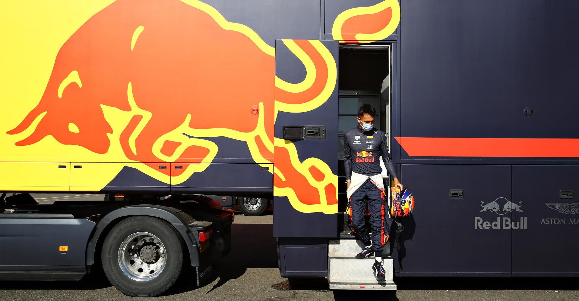 Alexander Albon, Red Bull, Silverstone, Filming Day