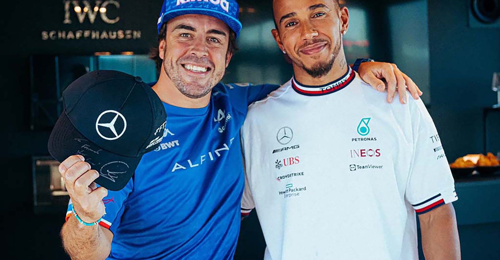 Fernando Alonso & Lewis Hamilton