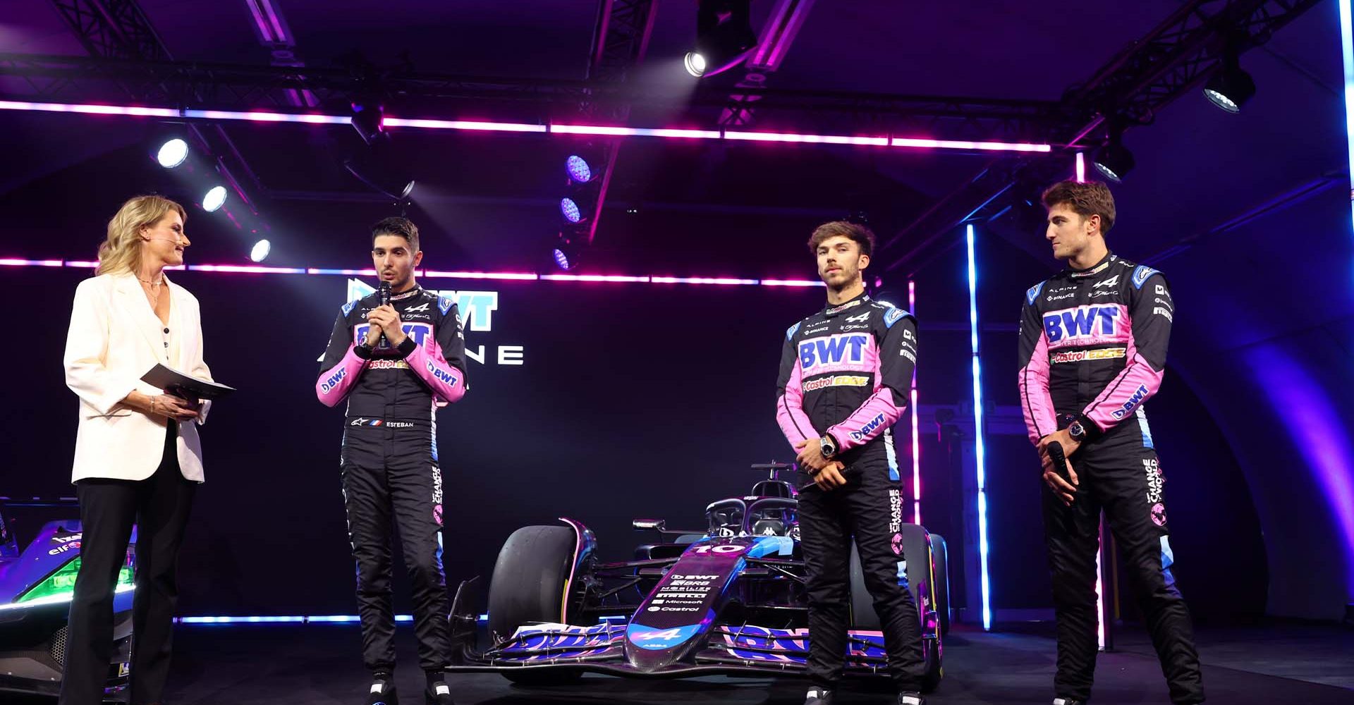 Esteban Ocon, Pierre Gasly, Jack Doohan,