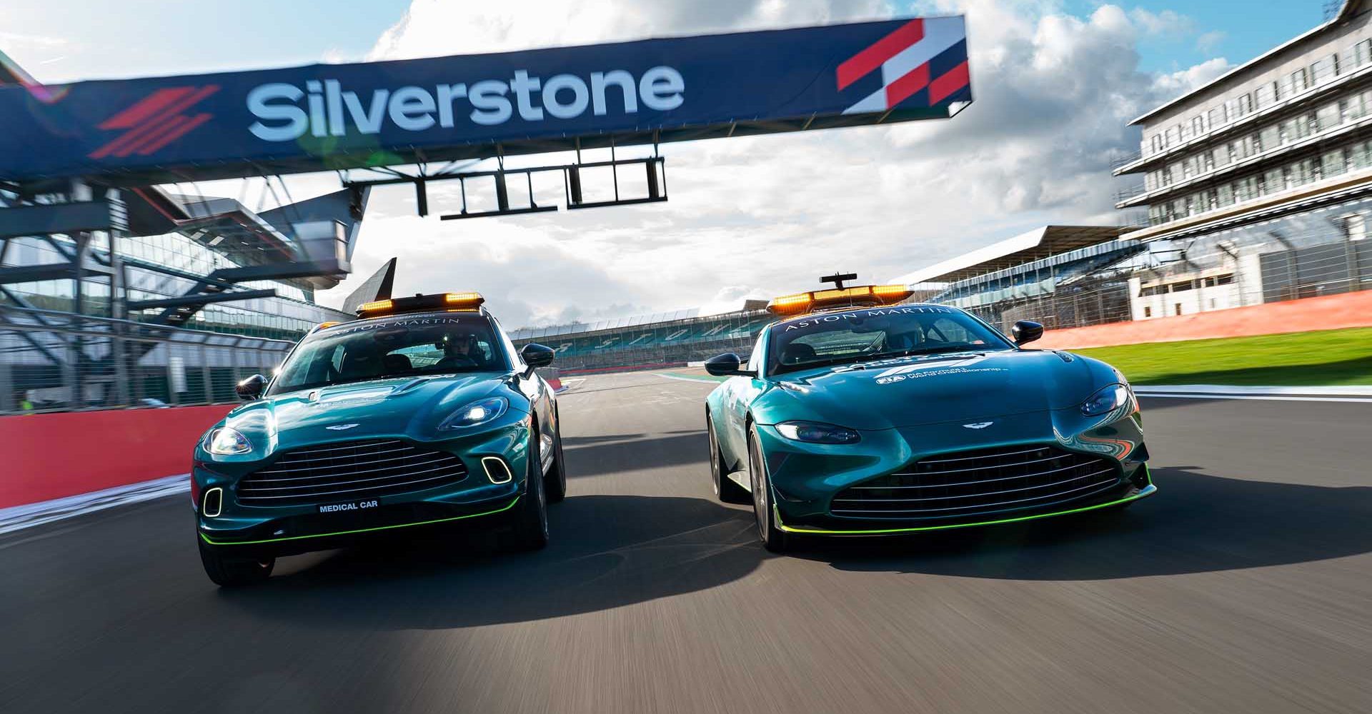 Aston Martin VantageDBXOfficial Safety and Medical cars of Formula One01