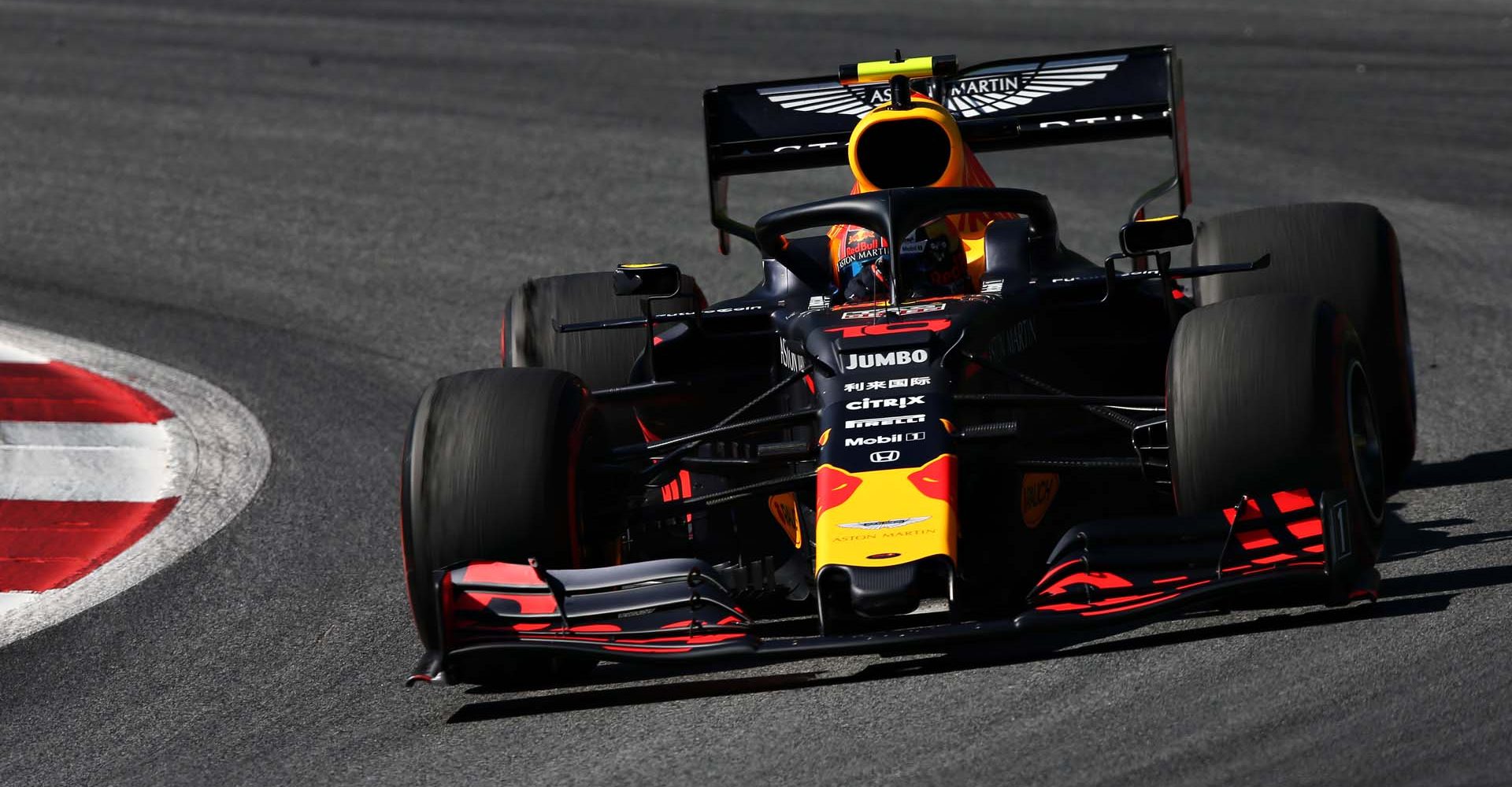 SPIELBERG, AUSTRIA - JUNE 28: Pierre Gasly of France driving the (10) Aston Martin Red Bull Racing RB15 on track during practice for the F1 Grand Prix of Austria at Red Bull Ring on June 28, 2019 in Spielberg, Austria. (Photo by Charles Coates/Getty Images) // Getty Images / Red Bull Content Pool  // AP-1ZSMXRUUH2111 // Usage for editorial use only // Please go to www.redbullcontentpool.com for further information. //