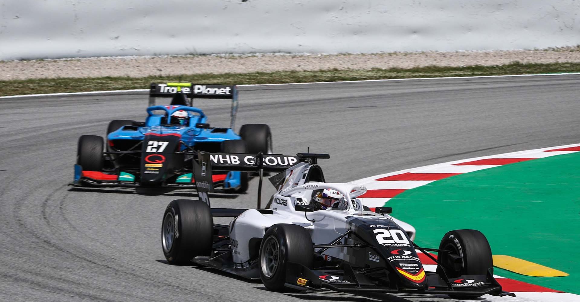 Barcelona (ESP) APR 23-25 2021 - F3 and FRECA championship during the Formula 1 Grand Prix of Spain 2021 at Circuito de Barcelona Cataluyna. László Tóth #20 Campos Racing © 2021 Diederik van der Laan / Dutch Photo Agency