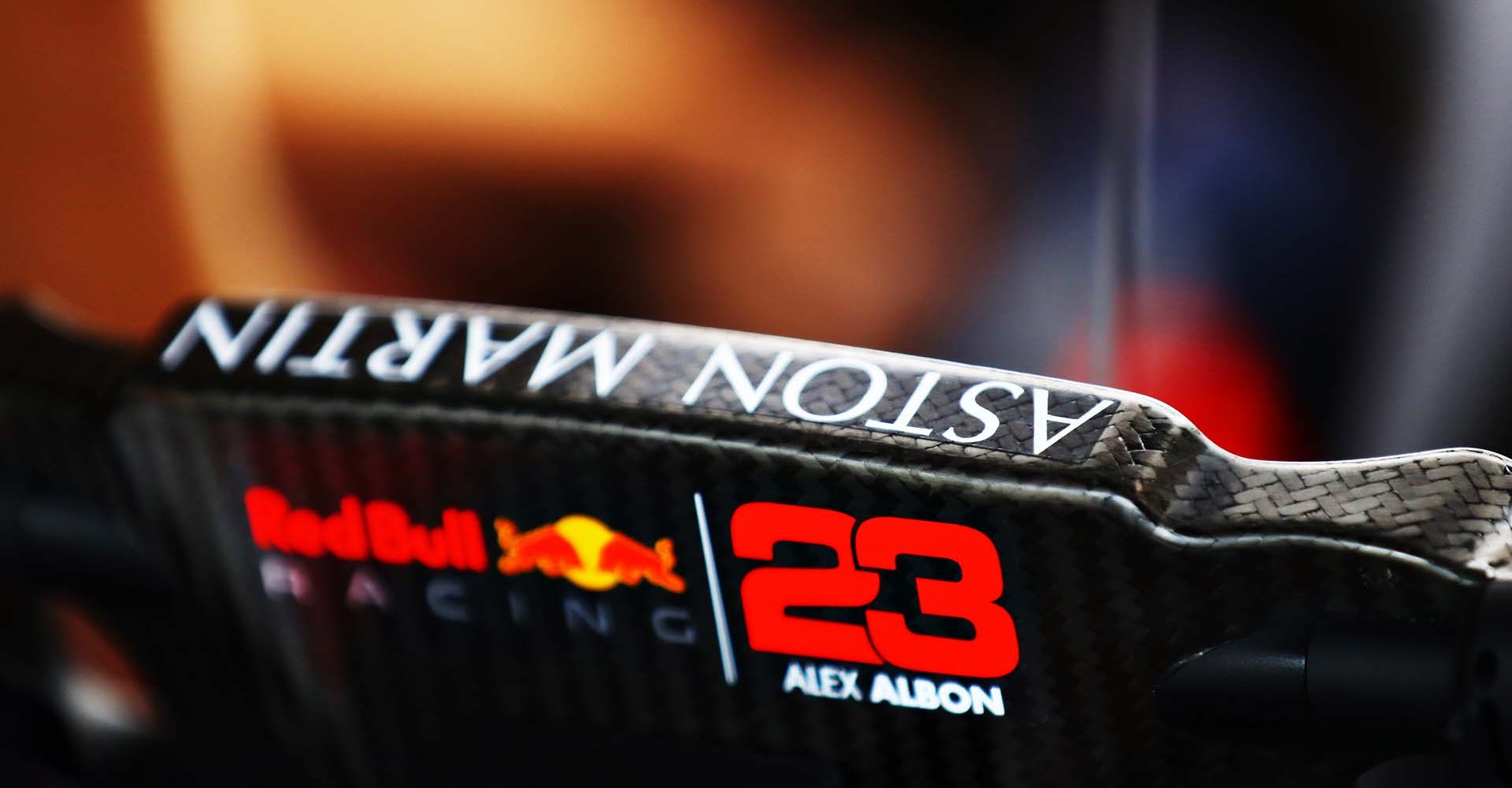 SPA, BELGIUM - AUGUST 29: The steering wheel of Alexander Albon of Thailand and Red Bull Racing is seen in the garage during previews ahead of the F1 Grand Prix of Belgium at Circuit de Spa-Francorchamps on August 29, 2019 in Spa, Belgium. (Photo by Mark Thompson/Getty Images) // Getty Images / Red Bull Content Pool  // AP-21DN1SXNN2111 // Usage for editorial use only //