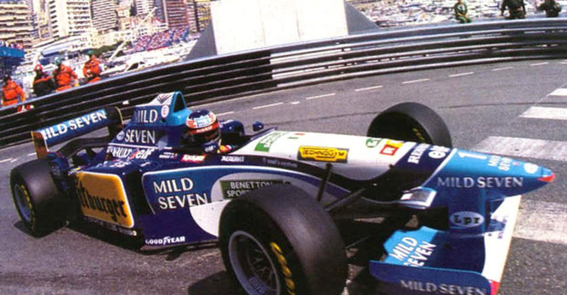 Michael Schumacher, Benetton, Monaco Grand Prix, 1995