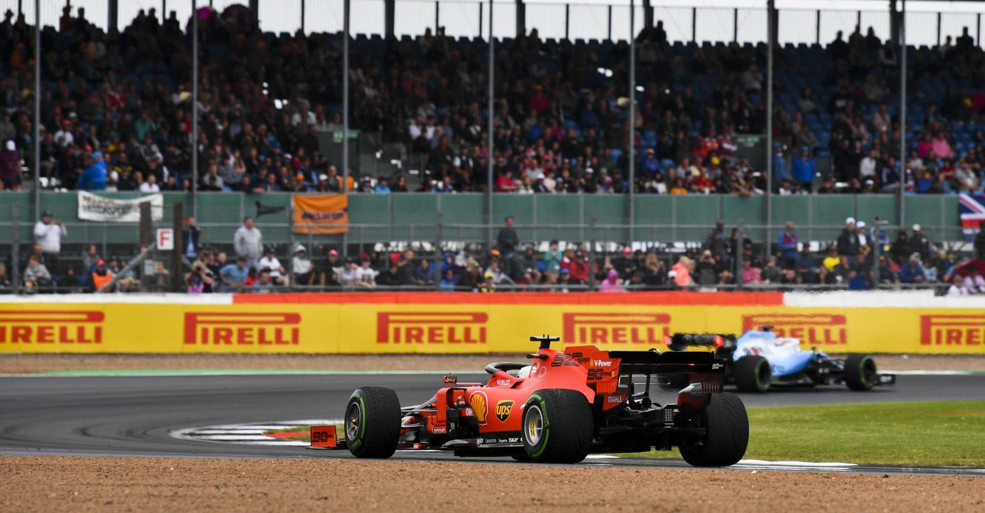 SILVERSTONE, UNITED KINGDOM - JULY 13: Sebastian Vettel, Ferrari SF90 during the British GP at Silverstone on July 13, 2019 in Silverstone, United Kingdom. (Photo by Mark Sutton / LAT Images)