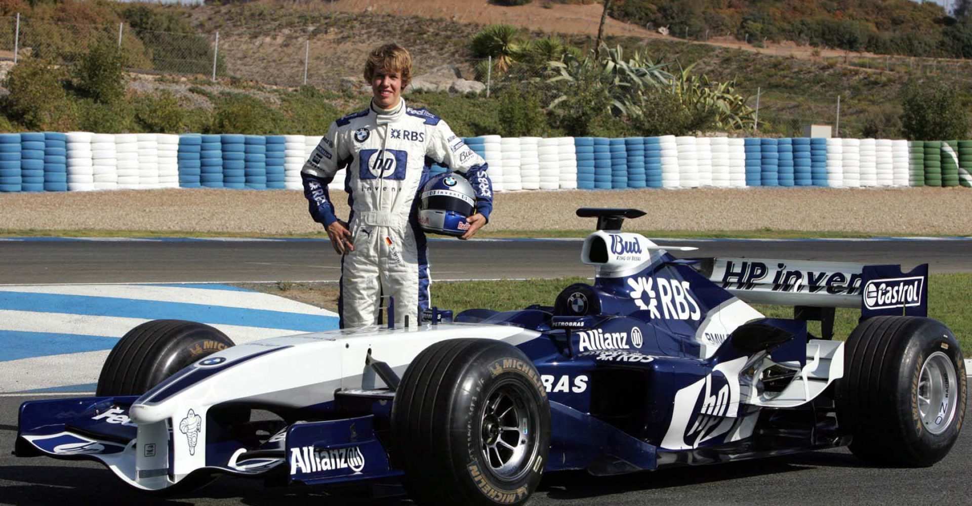 Sebastian Vettel's first Formula One Test in Jerez, 27/09/2005, Williams BMW