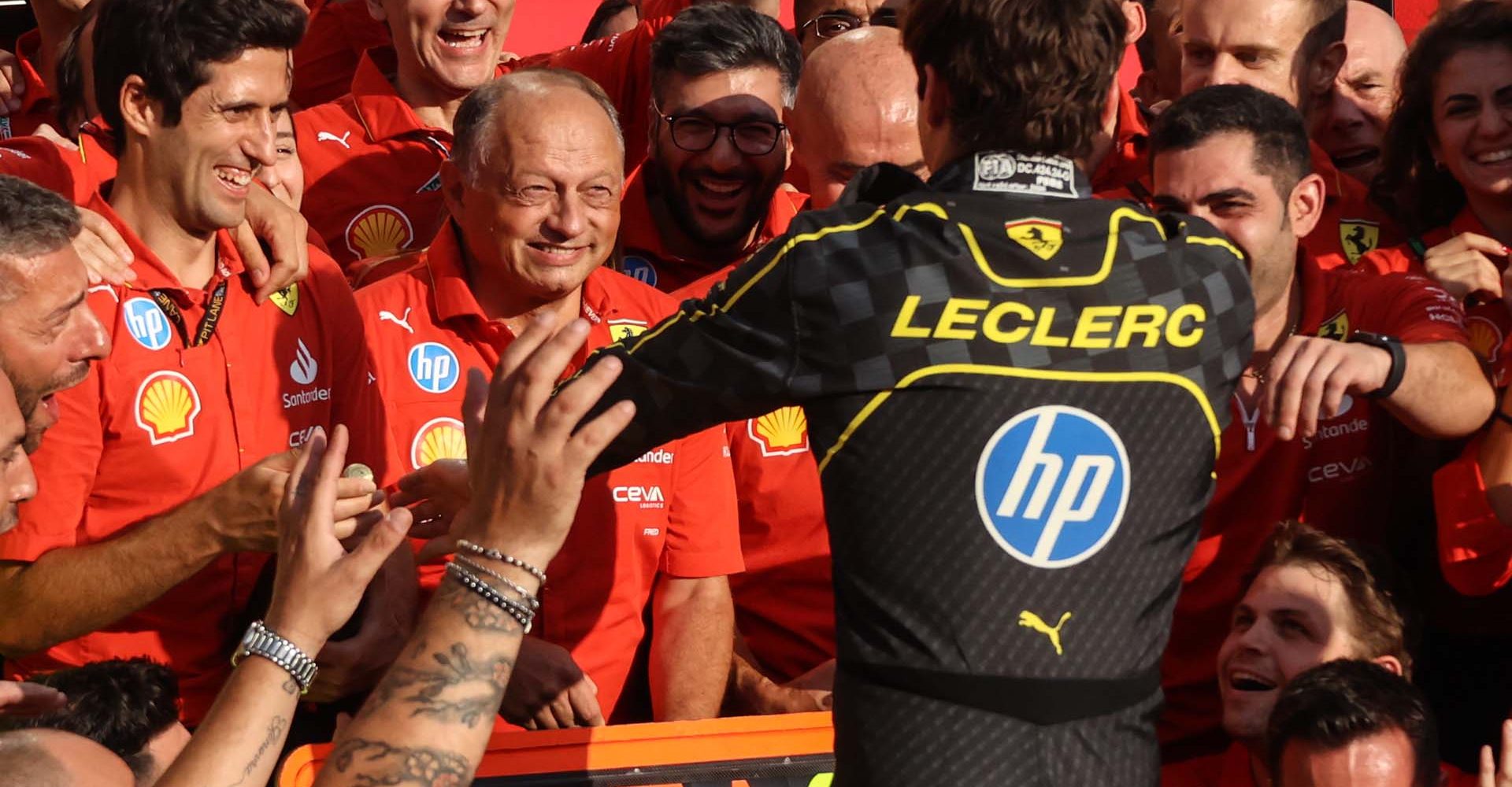 Charles Leclerc (Ferrari), Fred Vasseur